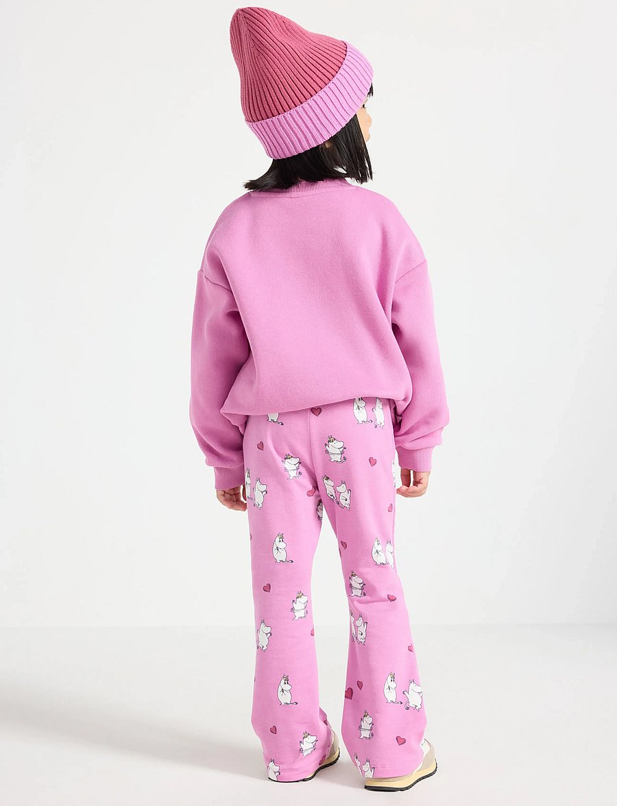 Lindex - Moomin leggings with brushed inside - babybyxor - dusty pink - 3