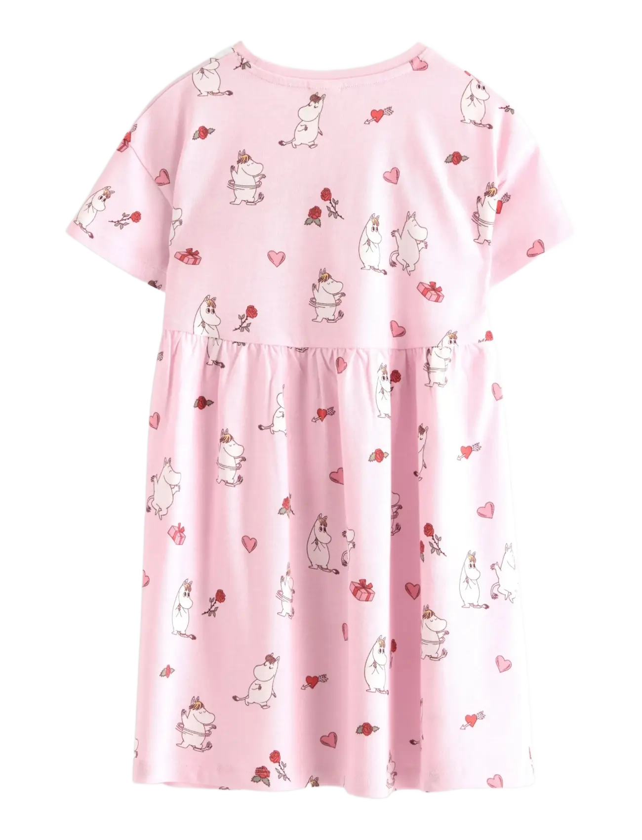 Lindex - Dress ss AOP Mumin - light pink - 2