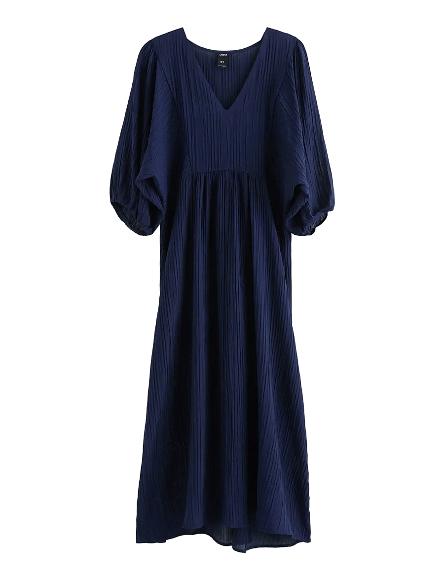 Lindex - Dress Inez - midikleider - dark blue - 1
