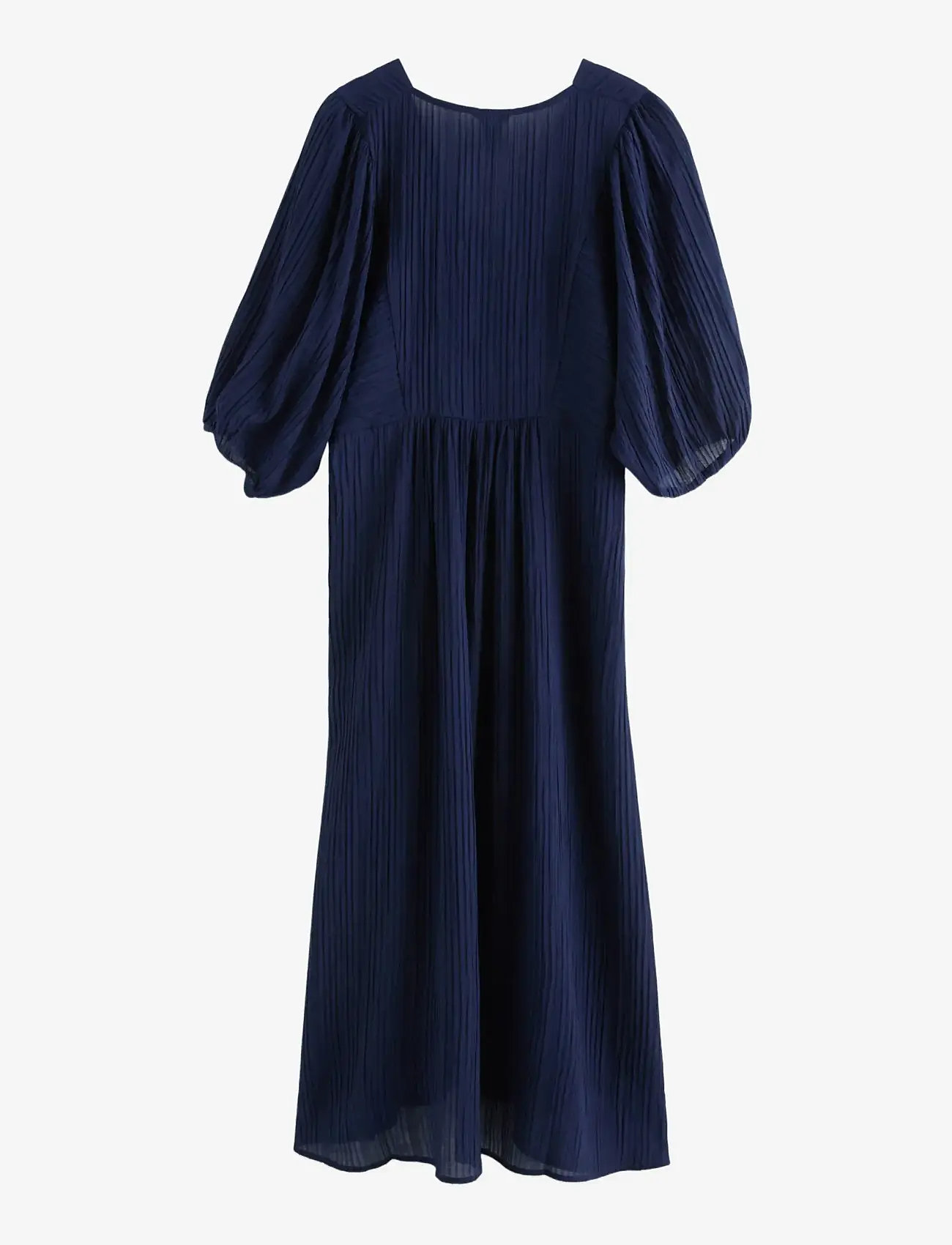 Lindex - Crinkled midi dress - midi dresses - dark blue - 2