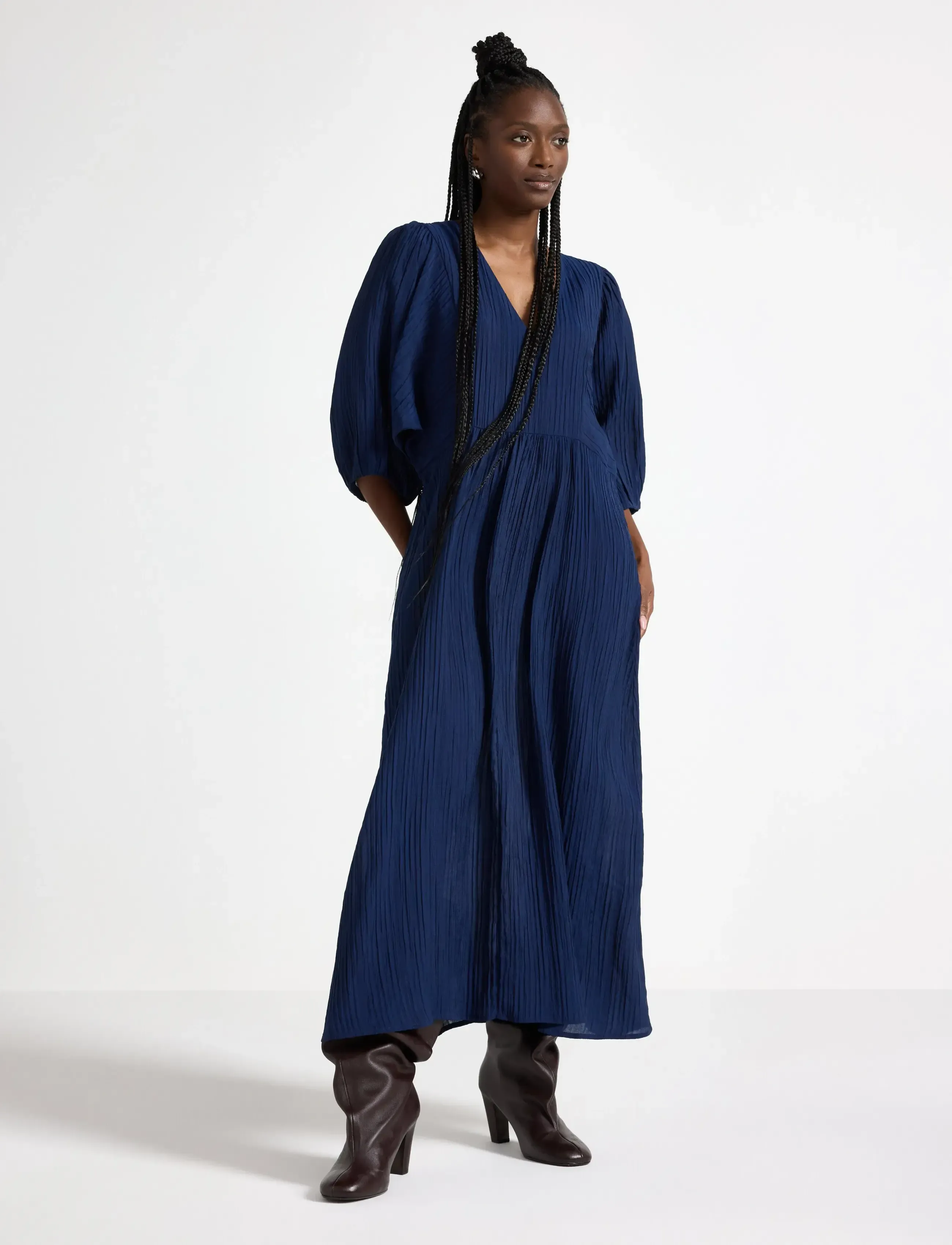 Lindex Dress Inez - Kjoler - DARK BLUE / navy