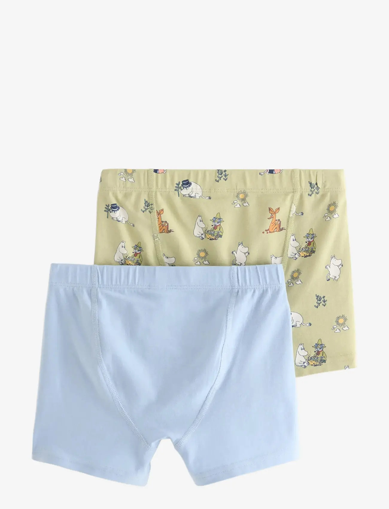 Lindex - Boxer 2 pack aop Moomin hidden - unterhosen - light blue - 1