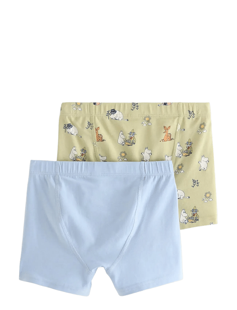 Lindex - Boxer 2 pack aop Moomin hidden - unterhosen - light blue - 1