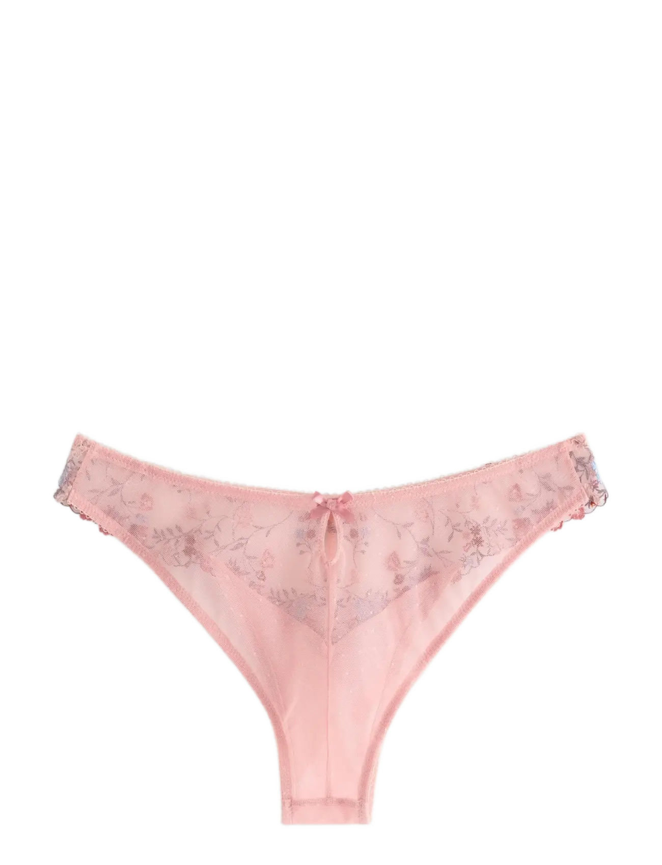 Lindex - ella m – brazilian briefs with regular waist - brazīliešu biksītes - light pink - 2