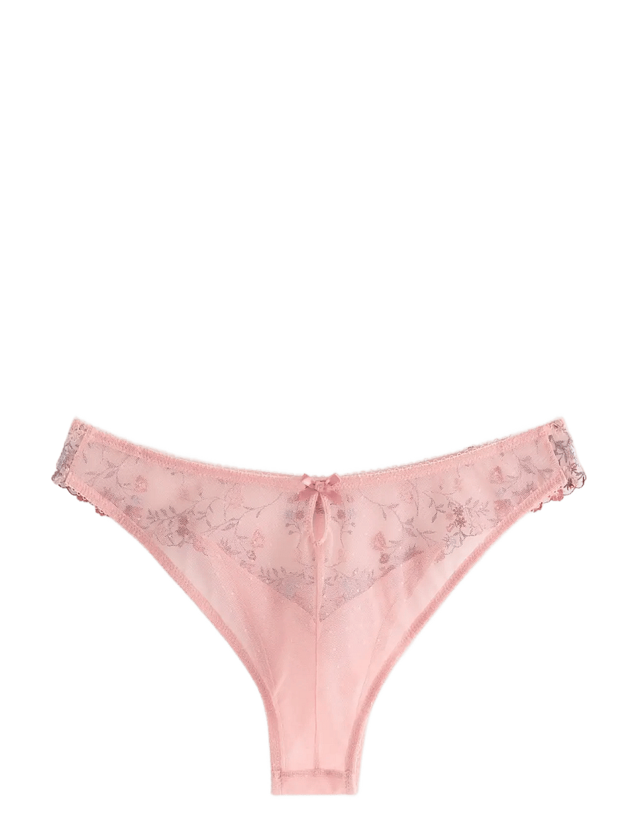 Lindex - ella m – brazilian briefs with regular waist - brazilian slips - light pink - 2