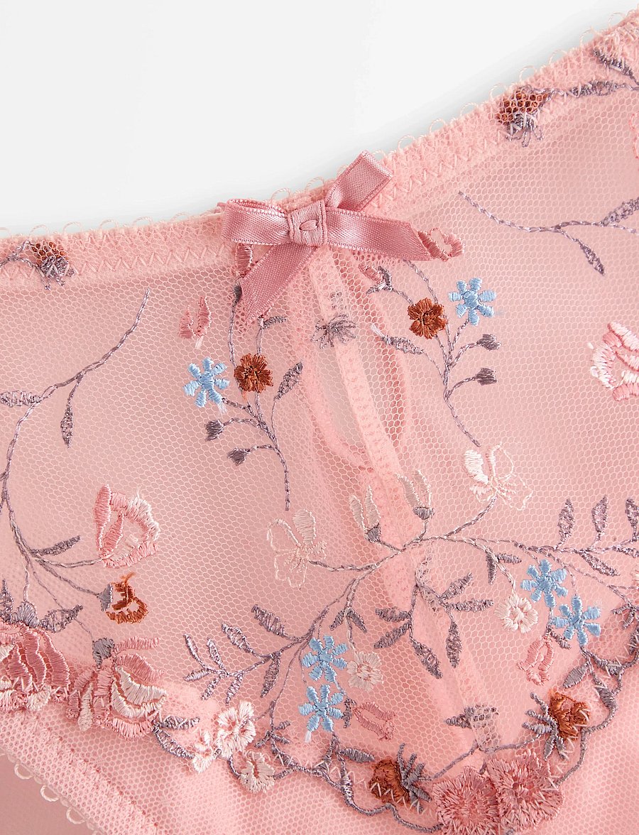 Lindex - ella m – brazilian briefs with regular waist - brazilian slips - light pink - 5