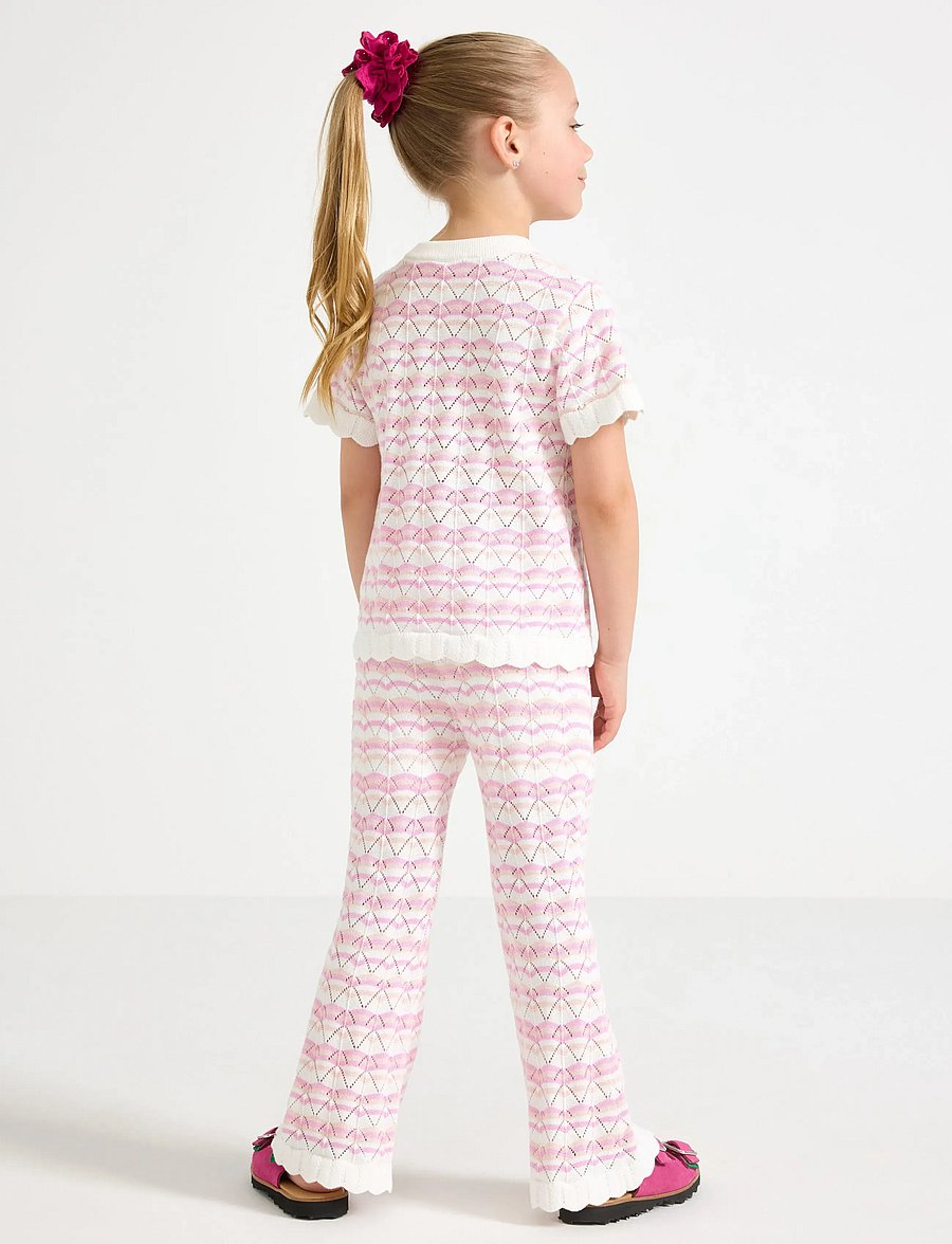 Lindex - Trousers with crochet look - einkaufen nach alter von - light dusty white - 3