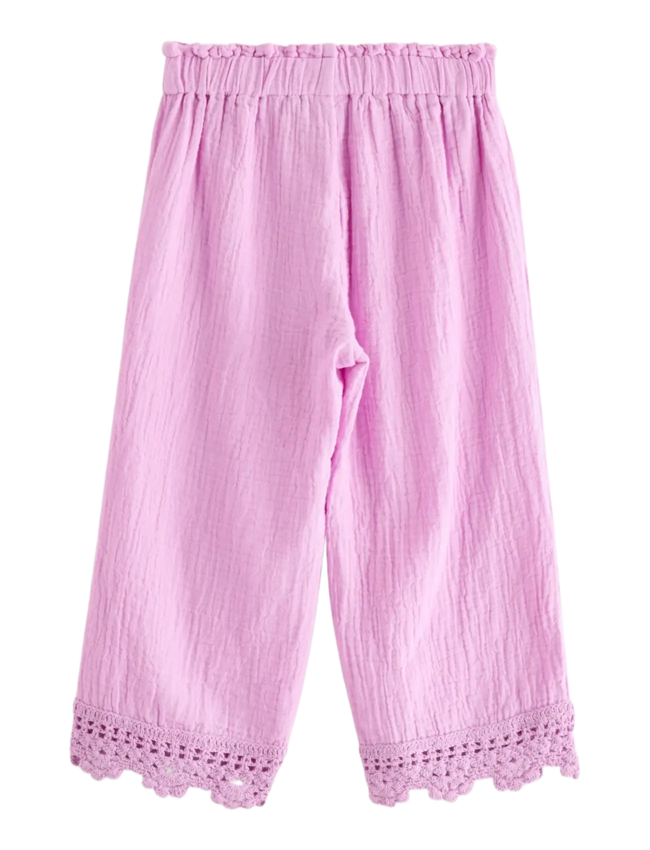 Lindex - Trousers in cotton gauze - babybukser - light lilac - 2