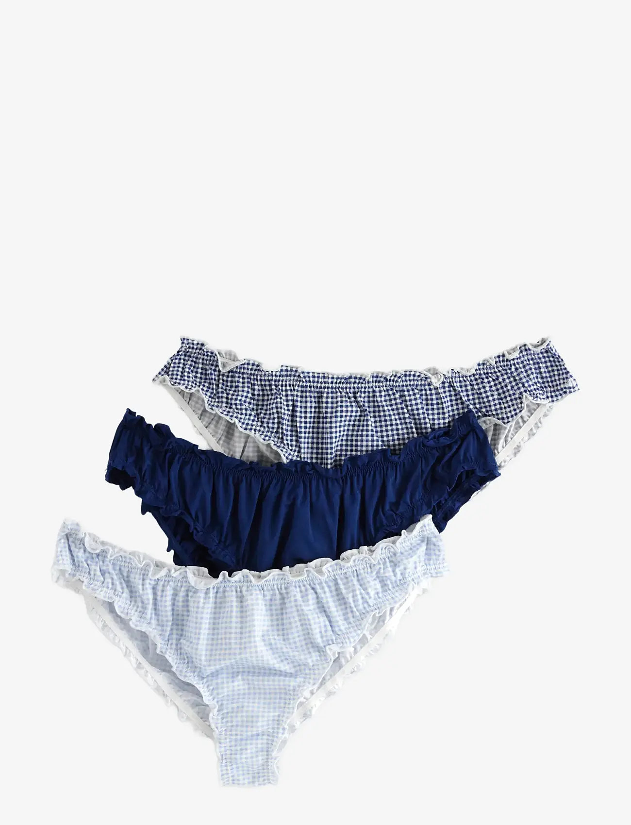 Lindex - Brief brazilian reg scrunchie - brazilian slips - light blue - 1