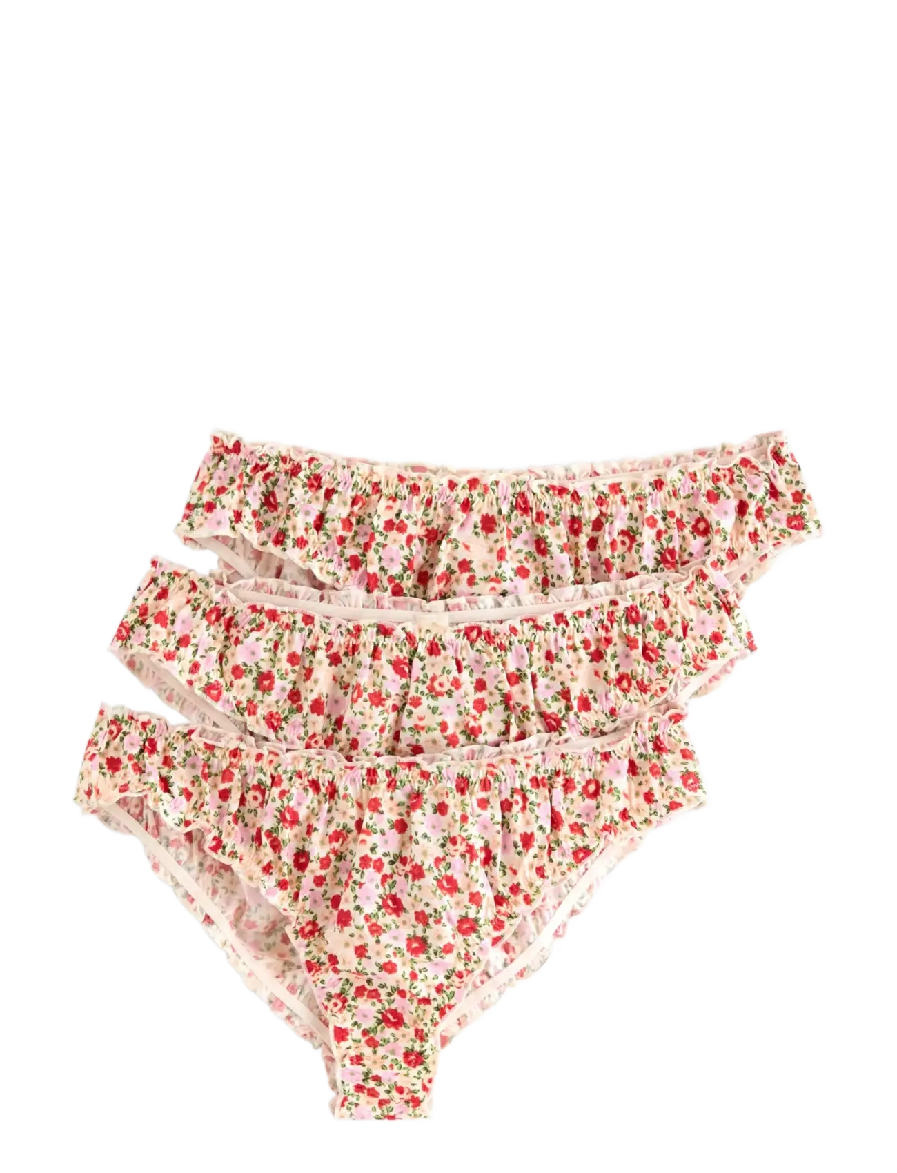 LINDEX 3-Pack Brazilian Briefs Patterned - XXL - Damen