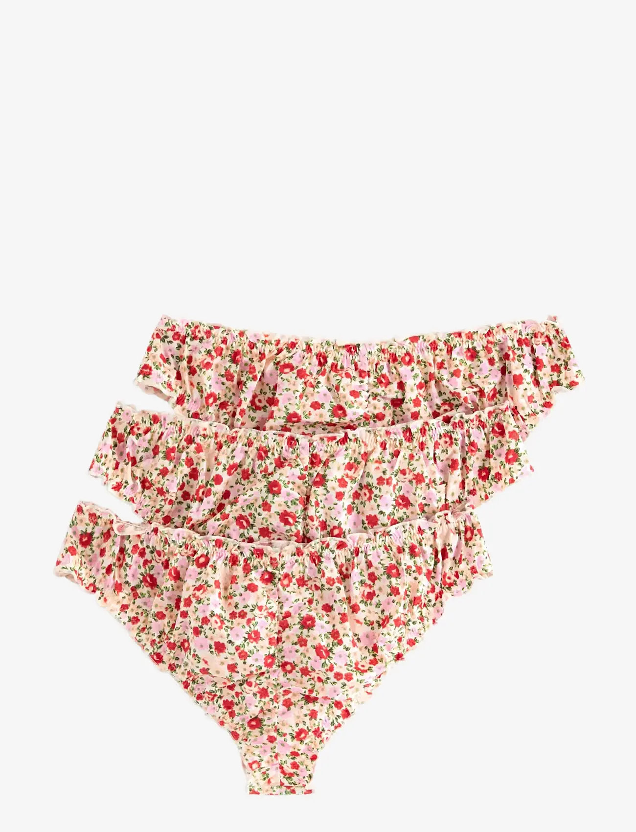 Lindex - 3-pack brazilian briefs - brazilian trusser - light coral - 1