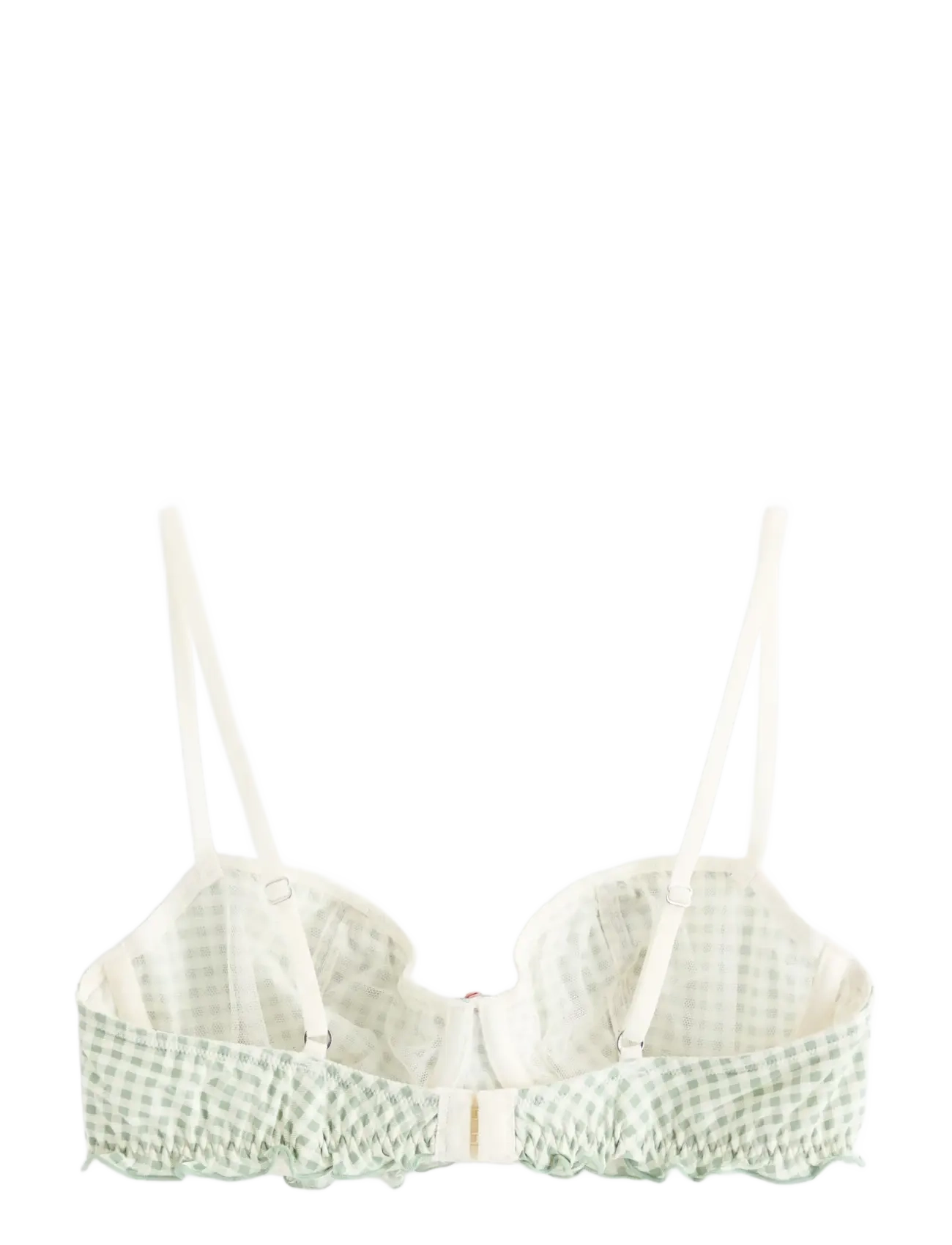 Lindex - Senna unpadded bra - bügel-bh - light dusty green - 2