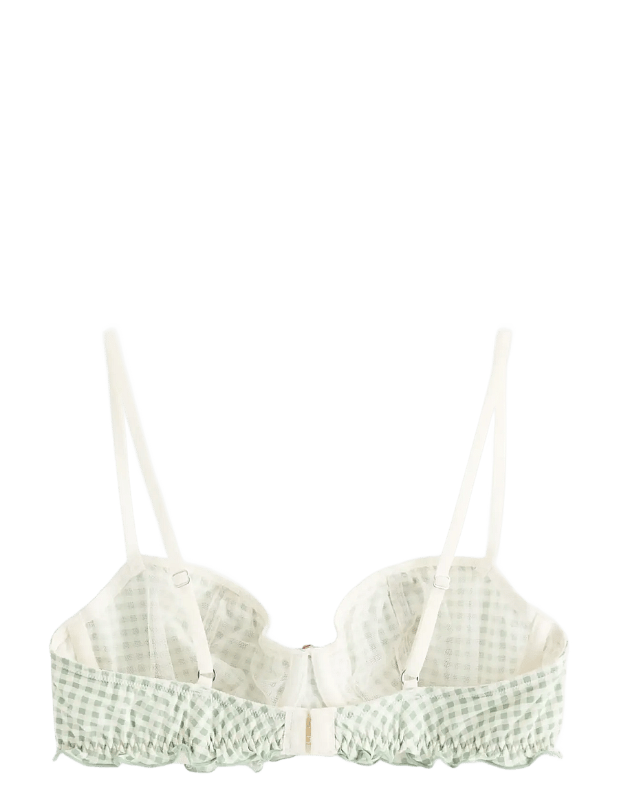 Lindex - Senna unpadded bra - bügel-bh - light dusty green - 2