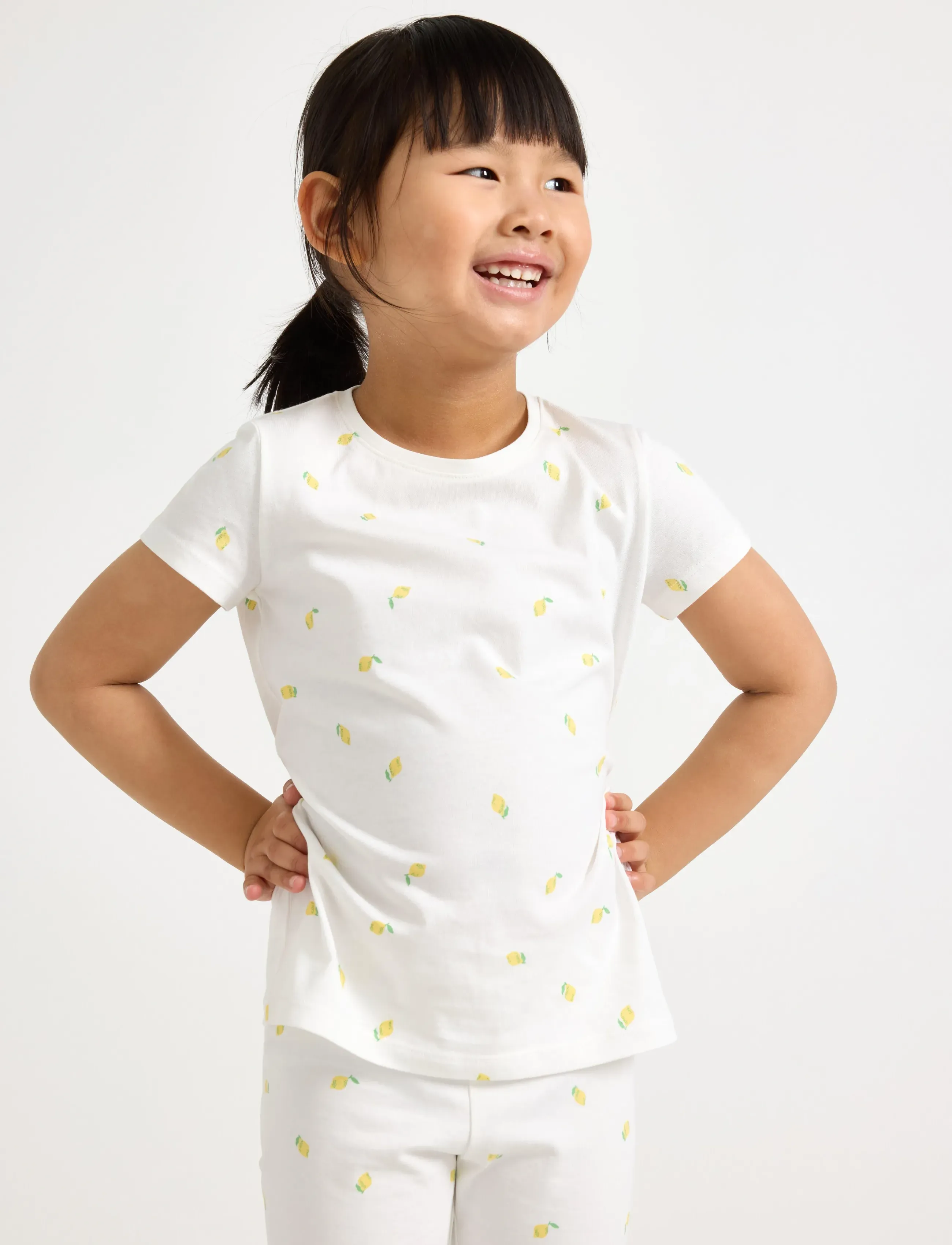 Lindex Short-sleeved top - T-shirts - LIGHT DUSTY WHITE / white