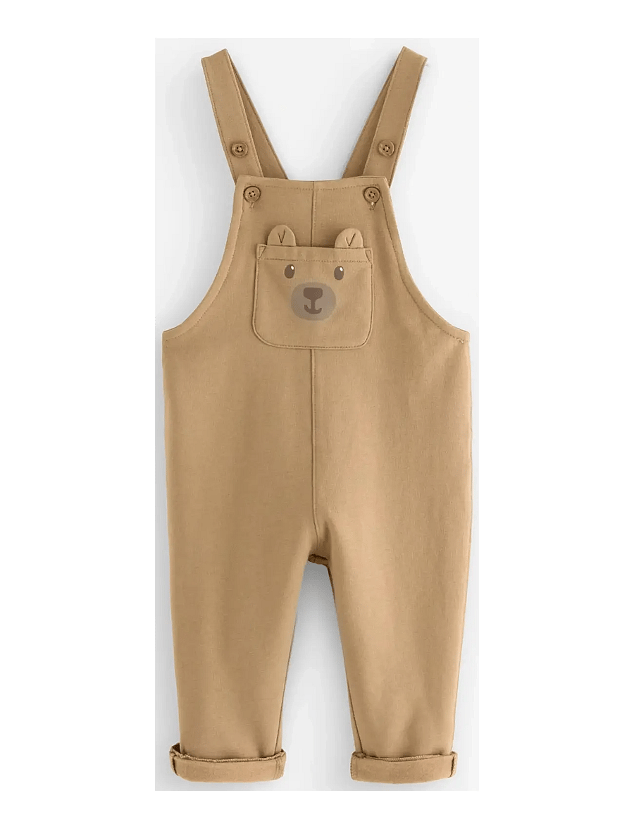 Lindex - Trousers Dungerees w pocket wi - tuinbroek - light dusty beige - 0
