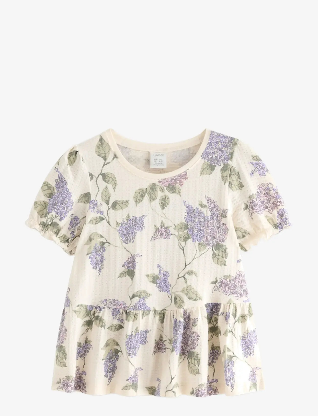 Lindex - Short-sleeved top - kortærmede t-shirts - white - 1