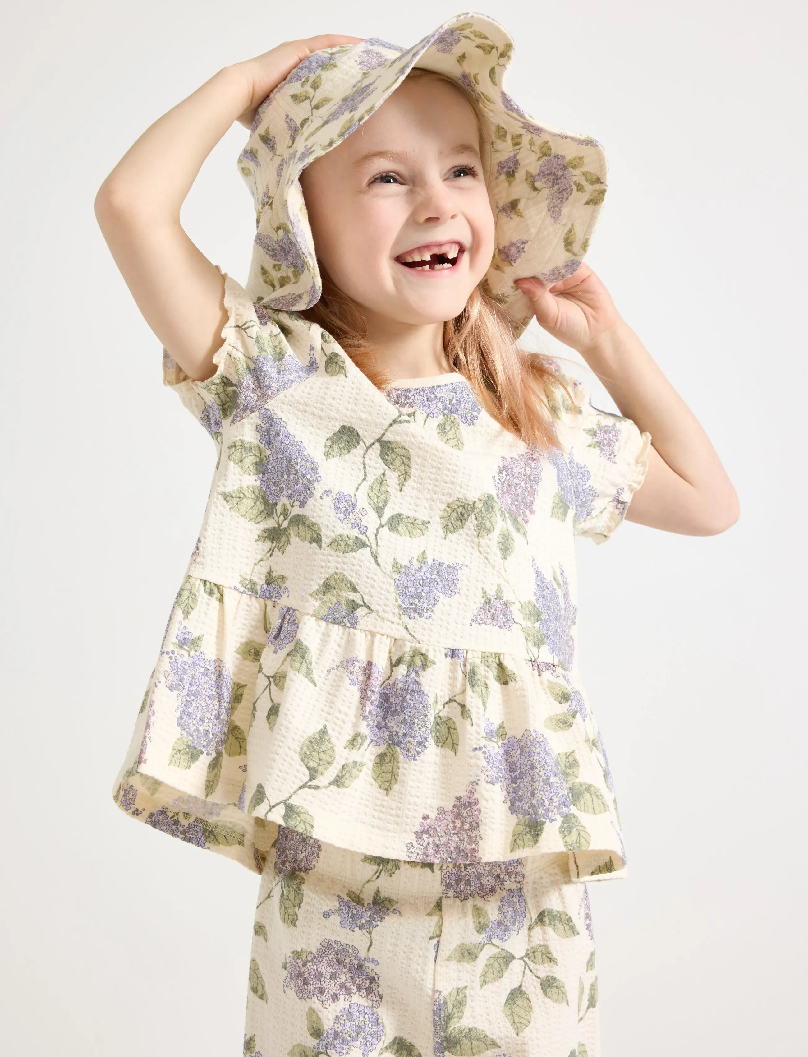 Lindex Short-sleeved top - Lyhythihaiset t-paidat - WHITE / cream