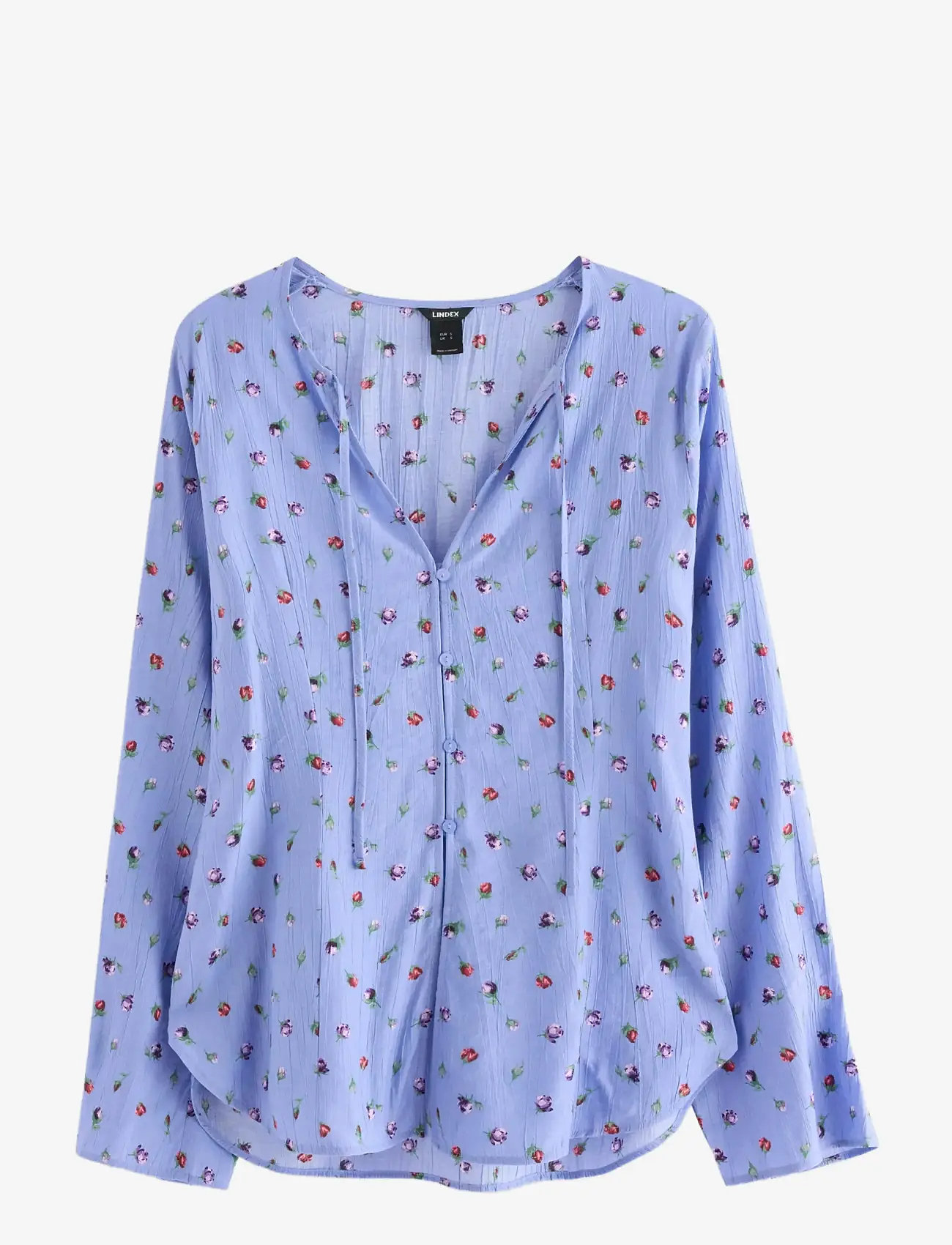 Lindex - Long-sleeved blouse - langärmlige blusen - dusty blue - 1