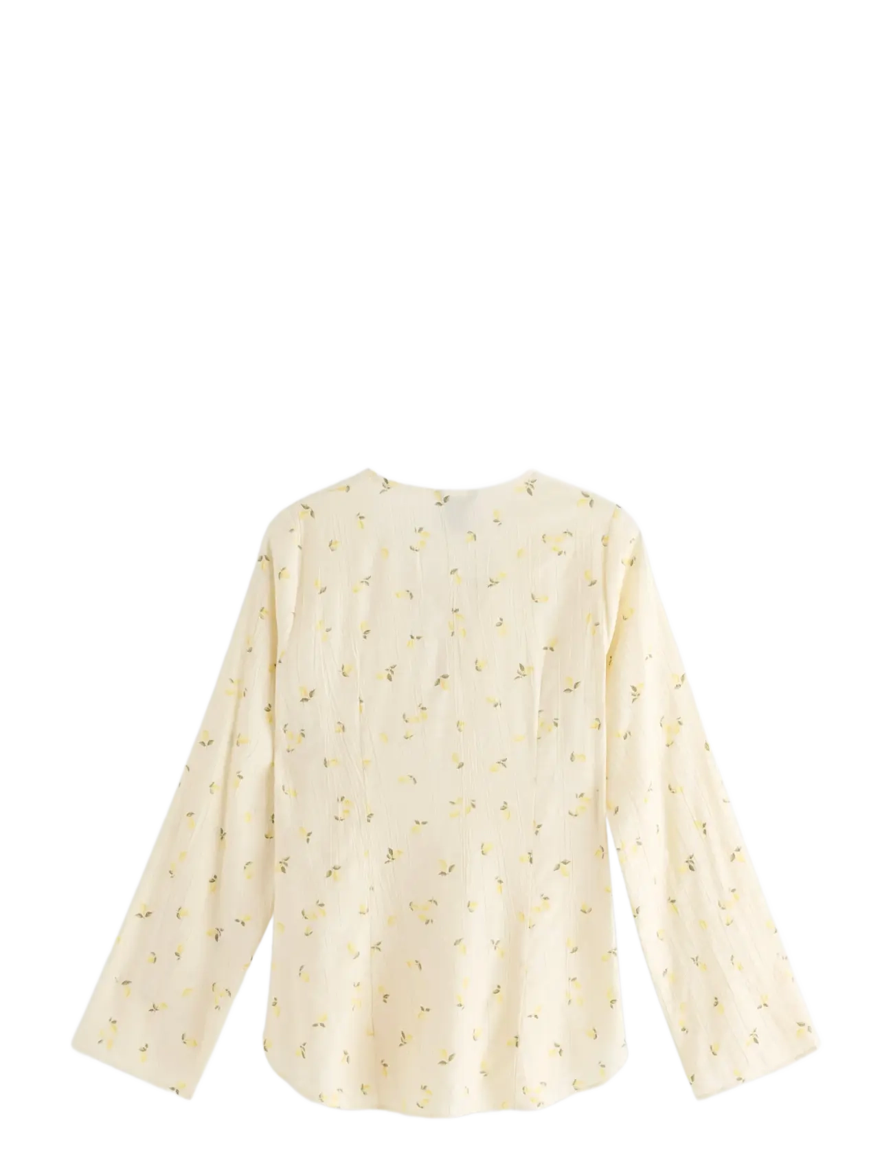 Lindex - Long-sleeved blouse - langärmlige blusen - light yellow - 2