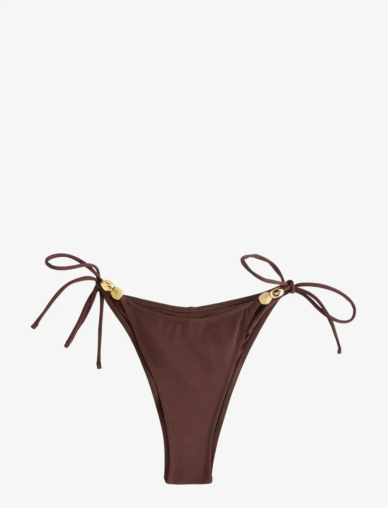 Lindex - Brazilian bikini bottom - brazilian bikinier - dk brown - 1
