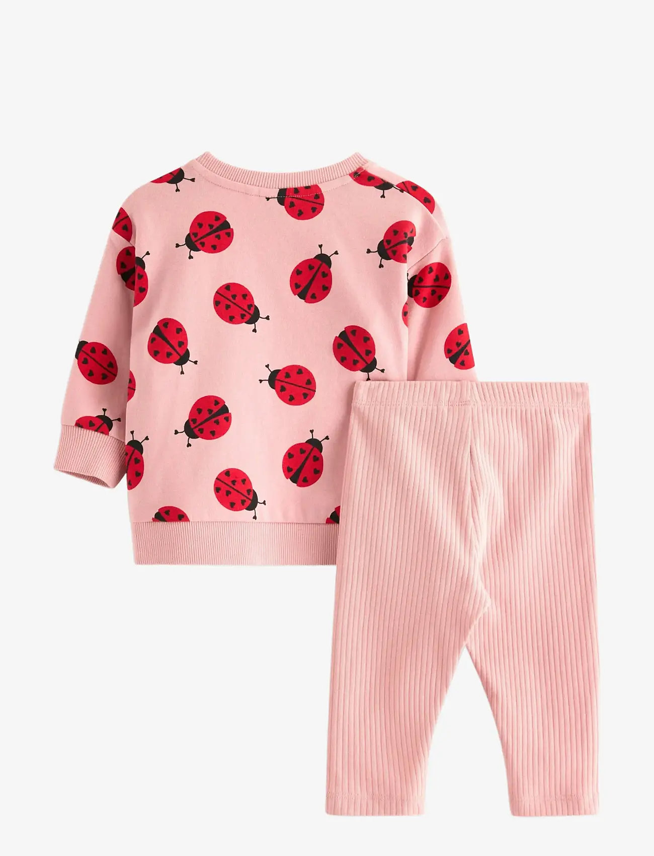 Lindex - Set - sweatshirt and leggings - shop by age - light pink - 1