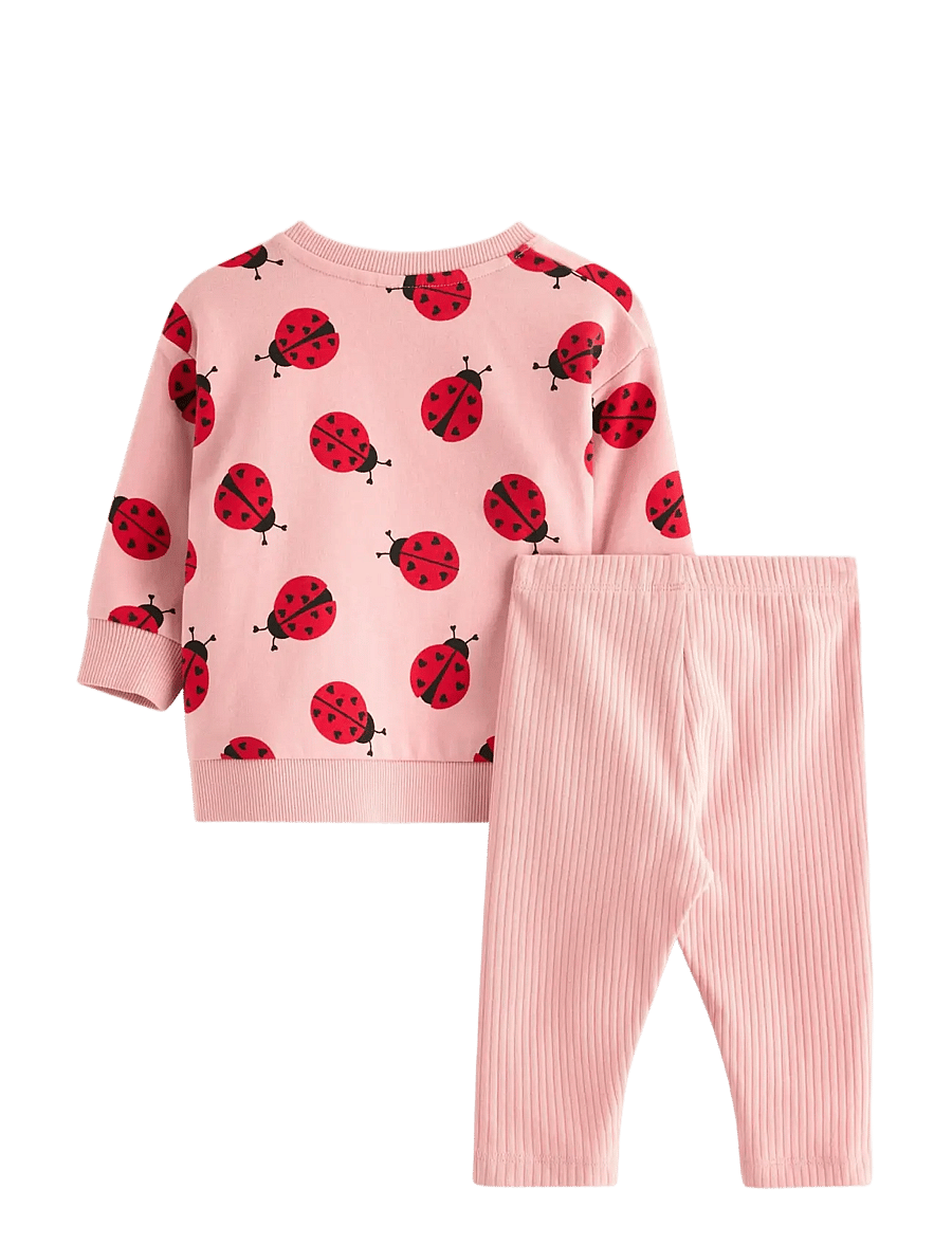 Lindex - Set - sweatshirt and leggings - einkaufen nach alter von - light pink - 1