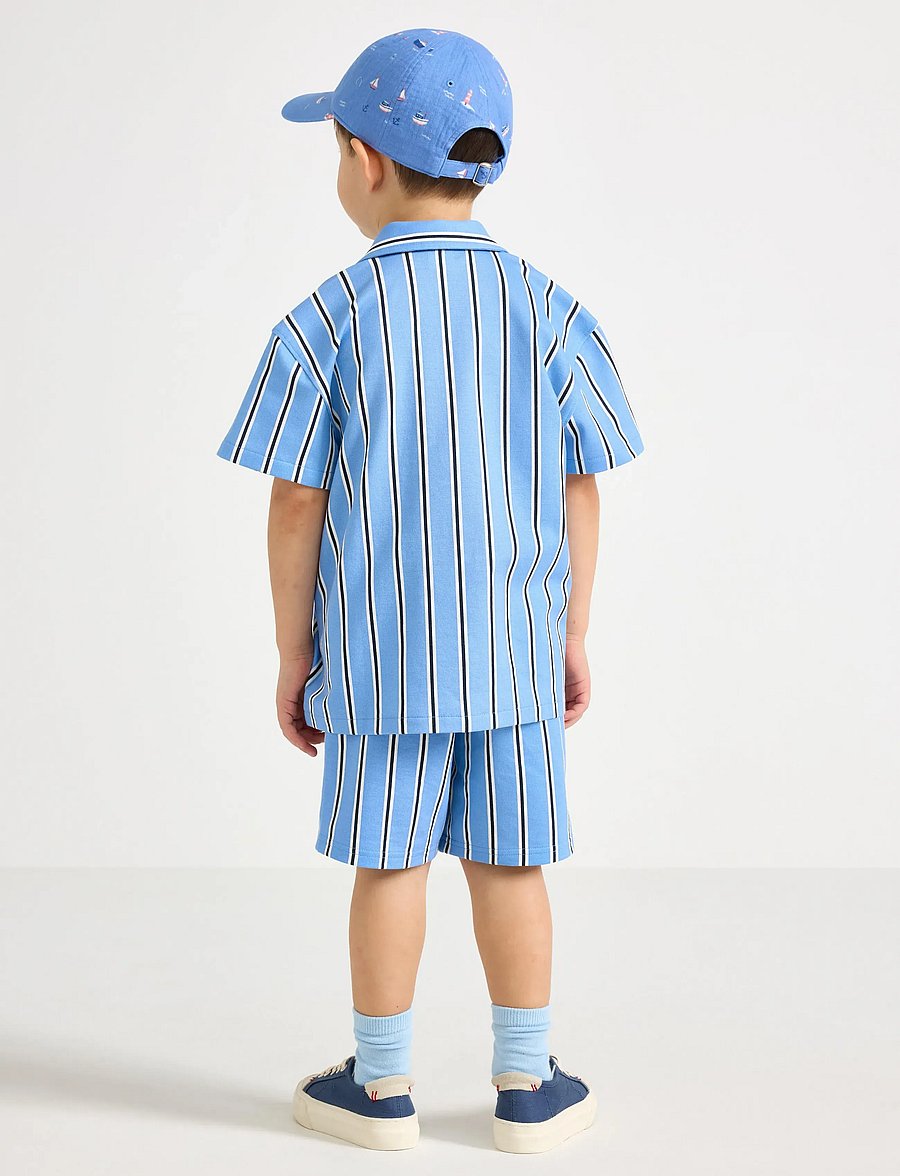 Lindex - Set - top and sweat shorts - lühikeste varrukatega t-särkide komplektid - blue - 3