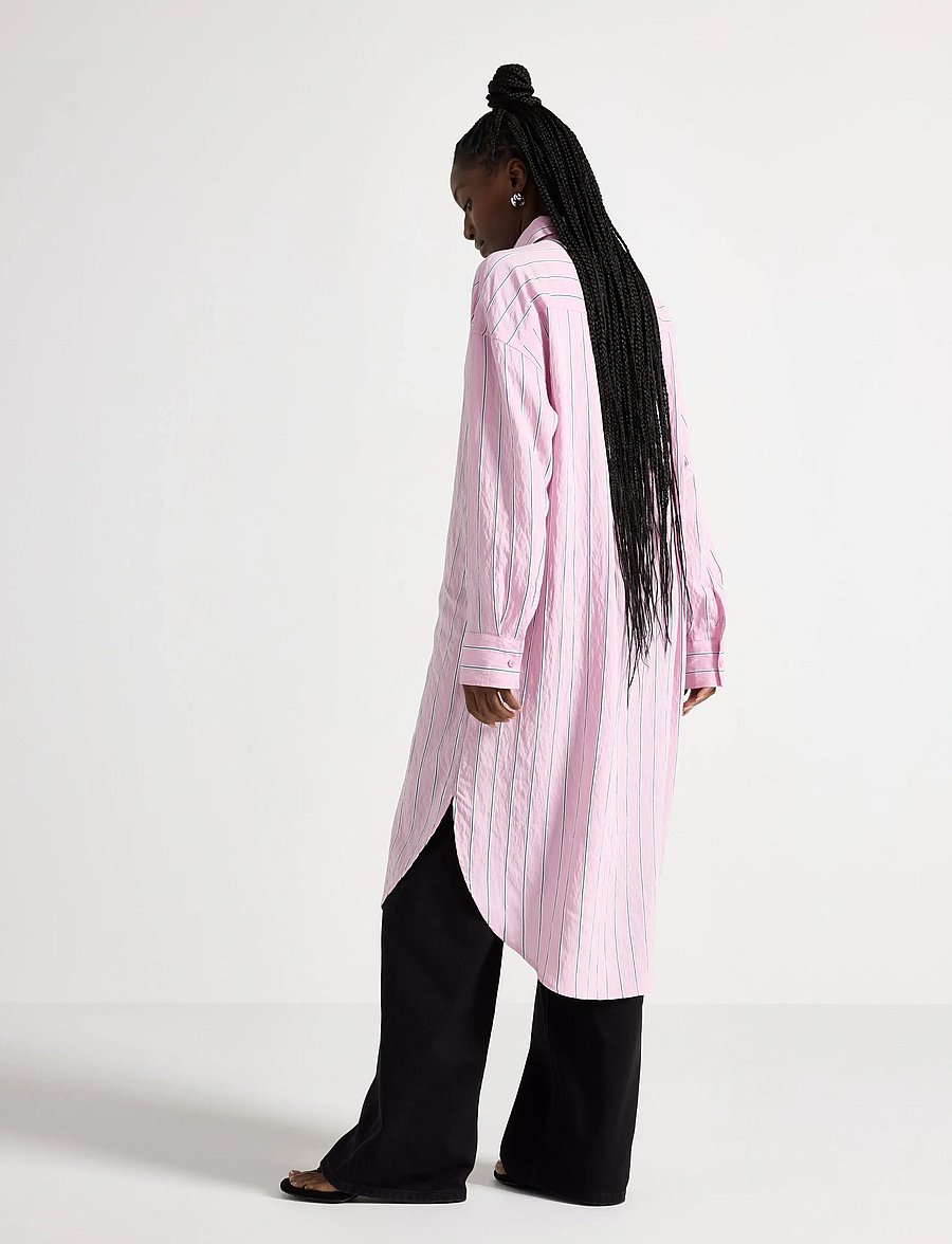 lindex pink dress Long-sleeved mini dress - Light Pink