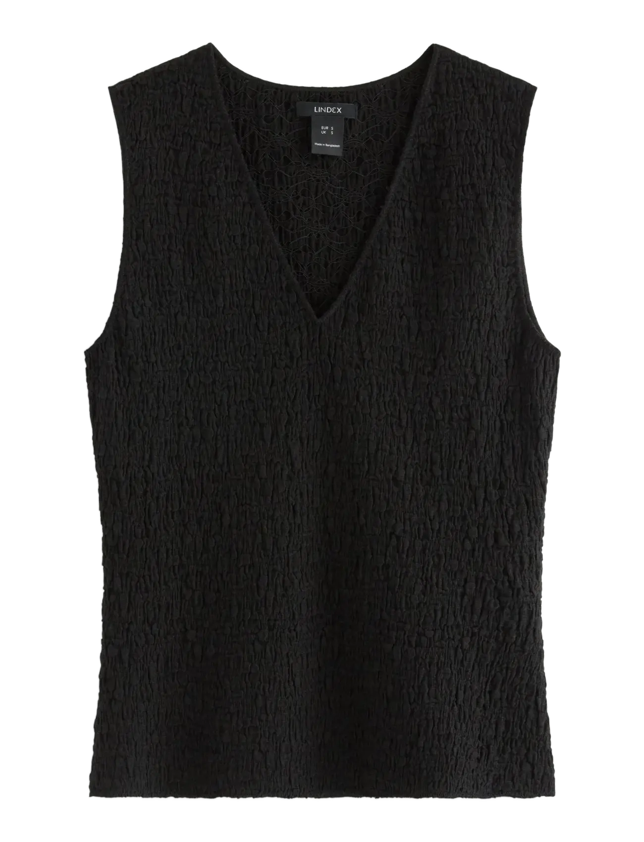 LINDEX Ärmellos Oberteil Schwarz - M - Damen