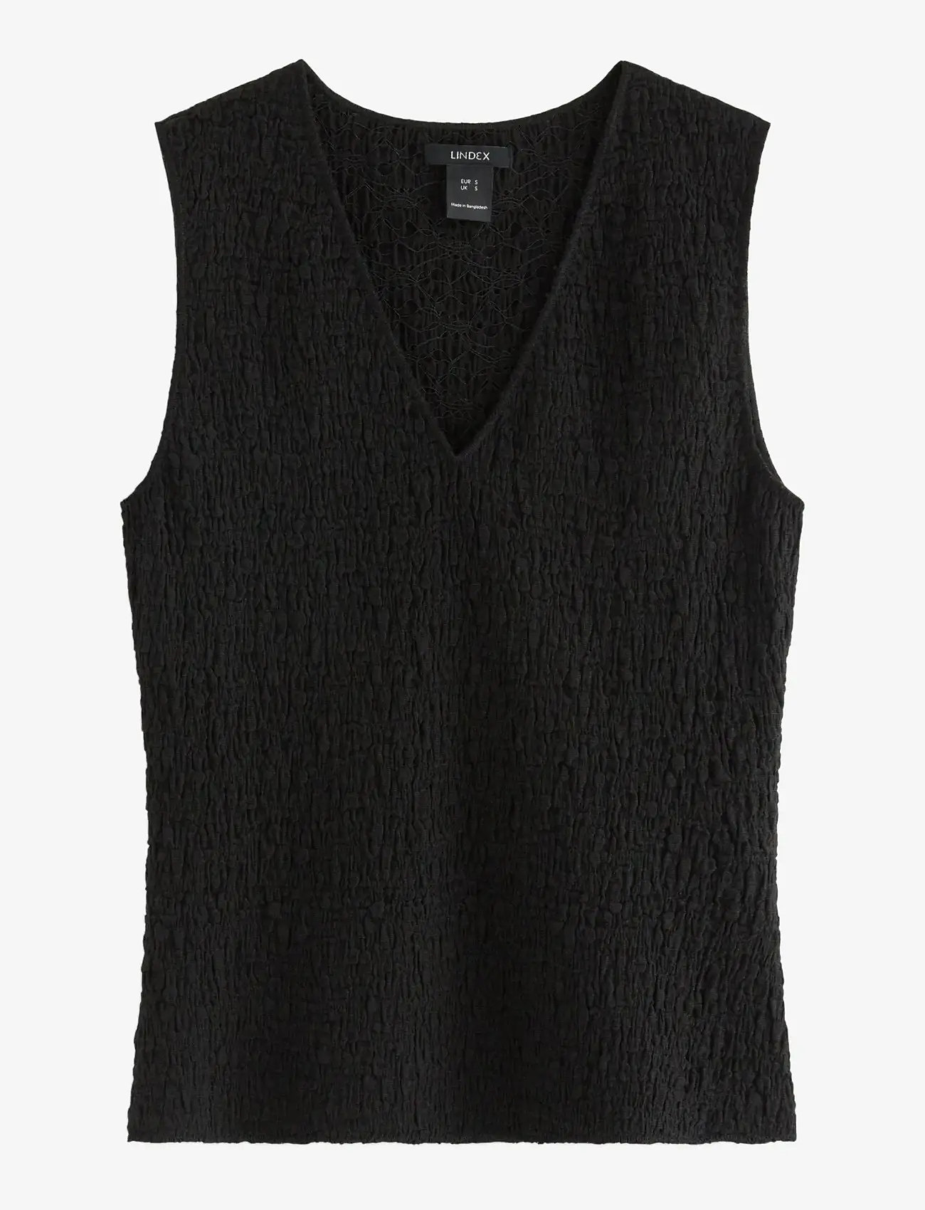 Lindex - Sleeveless top - linnen - black - 1