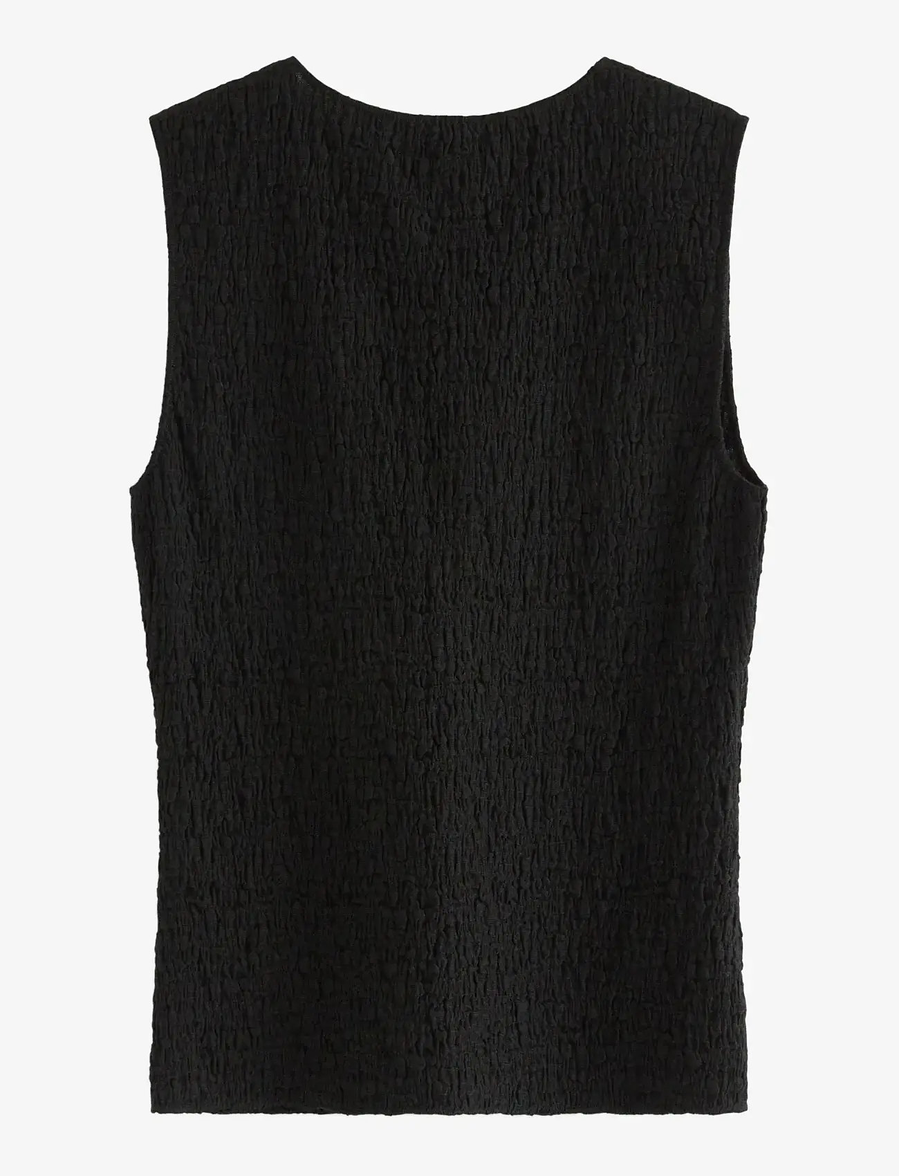 Lindex - Sleeveless top - linnen - black - 2