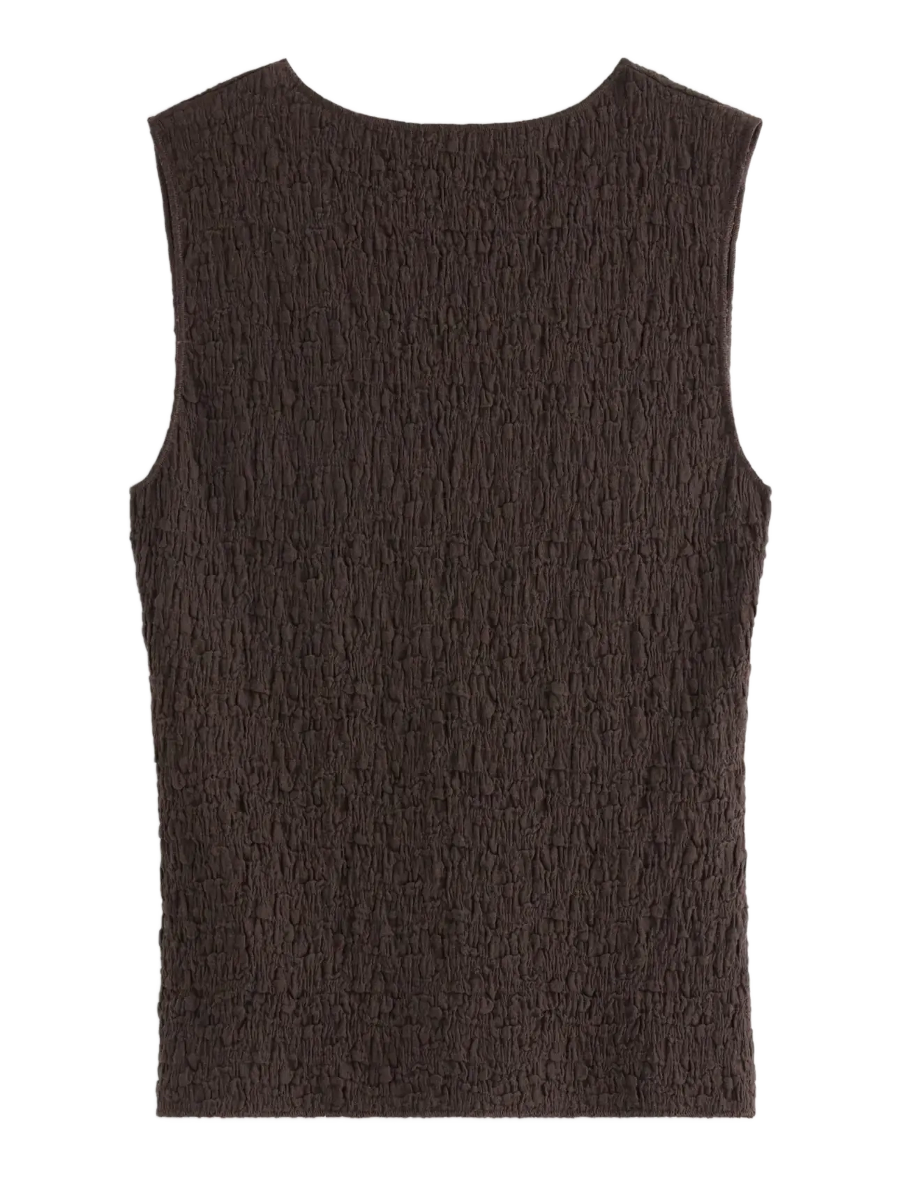 Lindex - Sleeveless top - Ärmellose tops - dark brown - 2