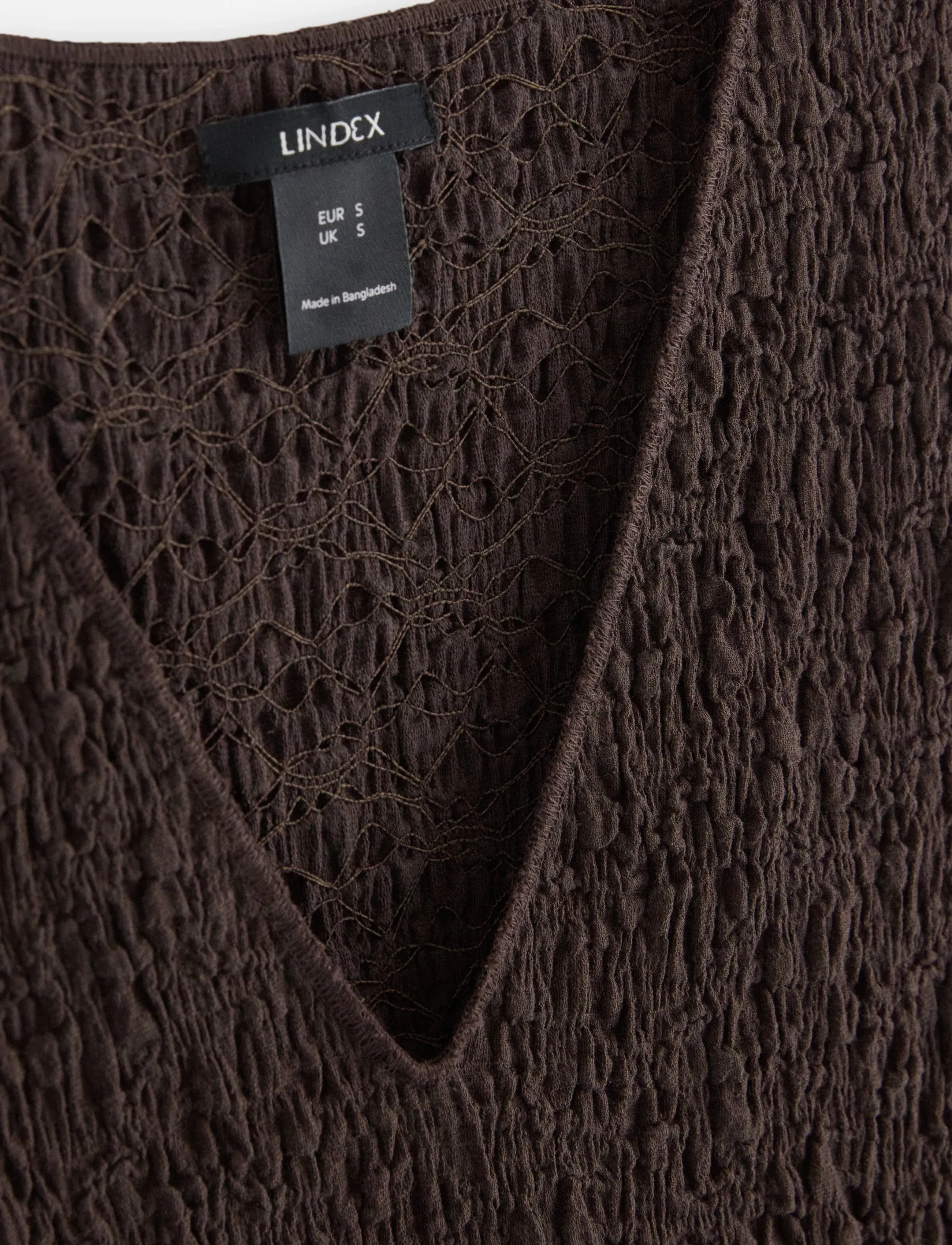 Lindex - Sleeveless top - Ärmellose tops - dark brown - 5
