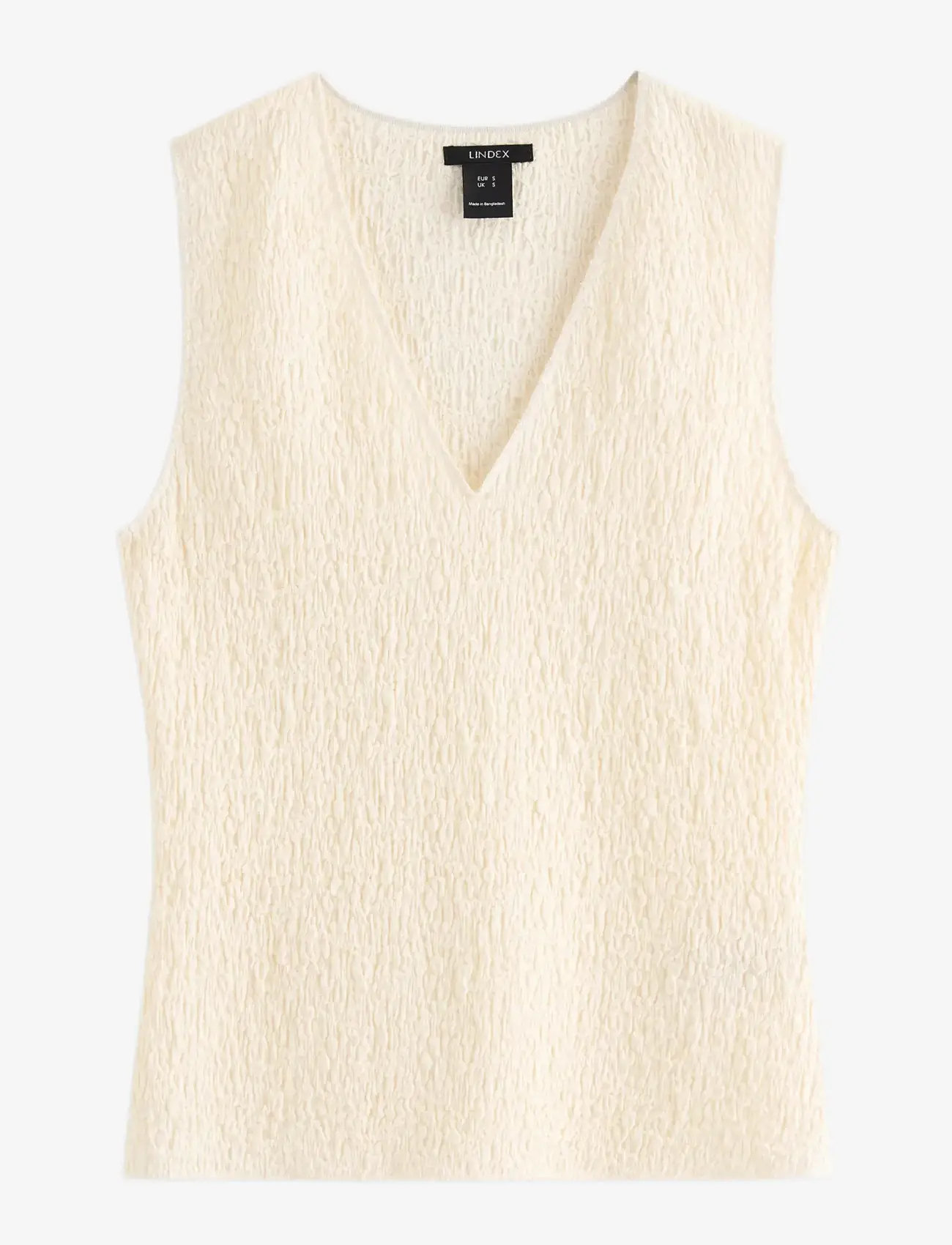 Lindex - Sleeveless top - linnen - light white - 1