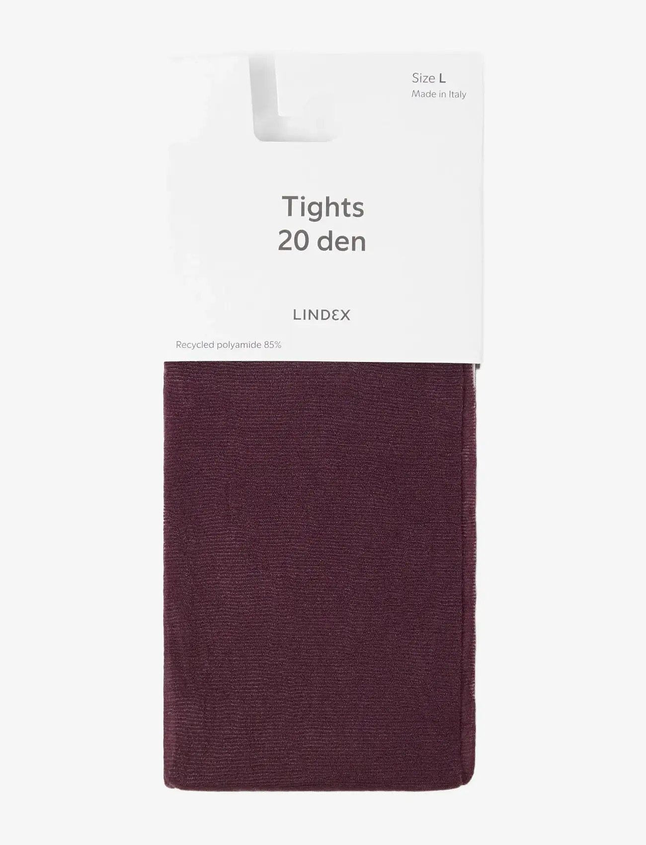 Lindex - Tights 20 den sheer coloured l - særlige begivenheder - dark lilac - 1