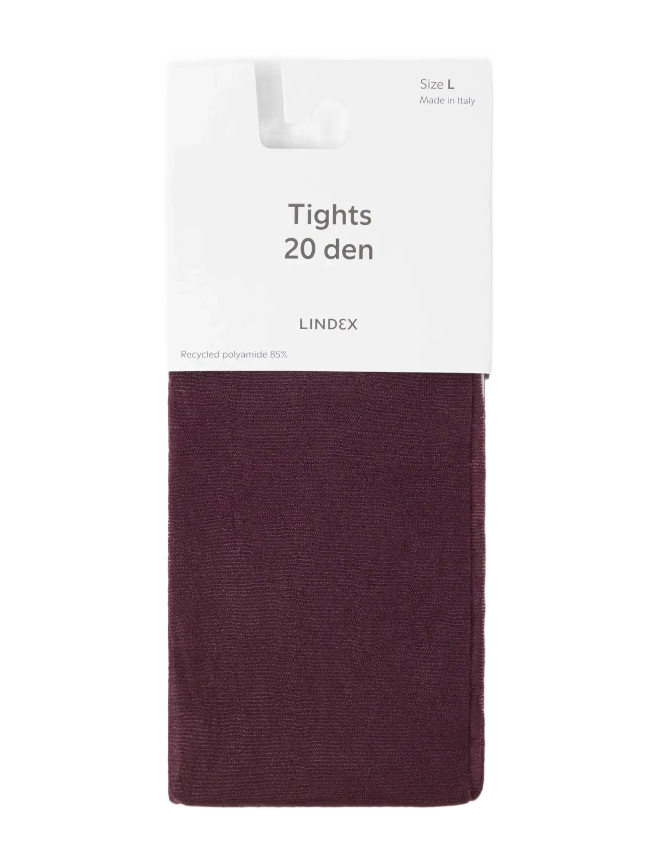 Lindex Tights 20 den sheer coloured l - Nyheter - DARK LILAC / burgundy
