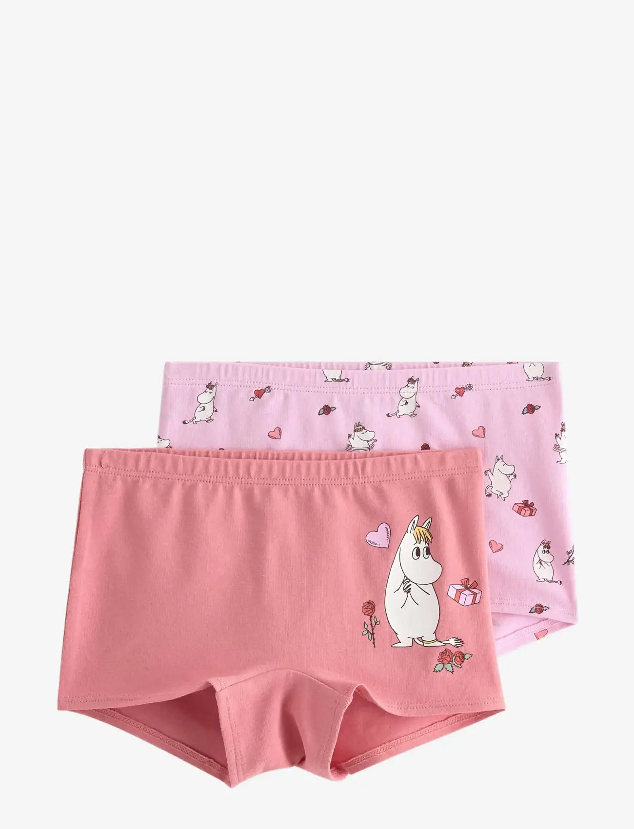 Lindex - Boxer SG 2 pack Moomin - trusser - light dusty pink - 0