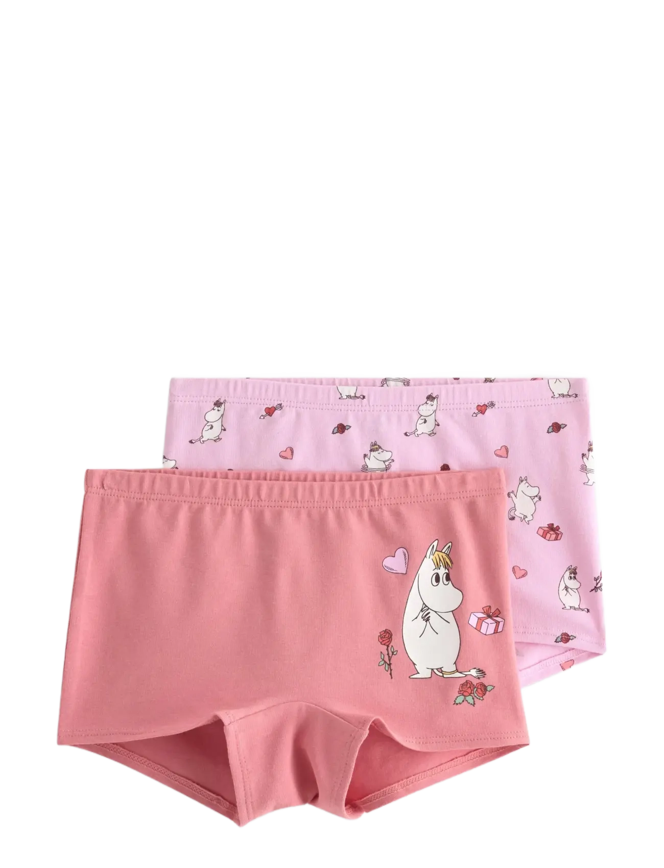 Lindex Boxer SG 2 pack Moomin - Trusser - LIGHT DUSTY PINK / pink/rose