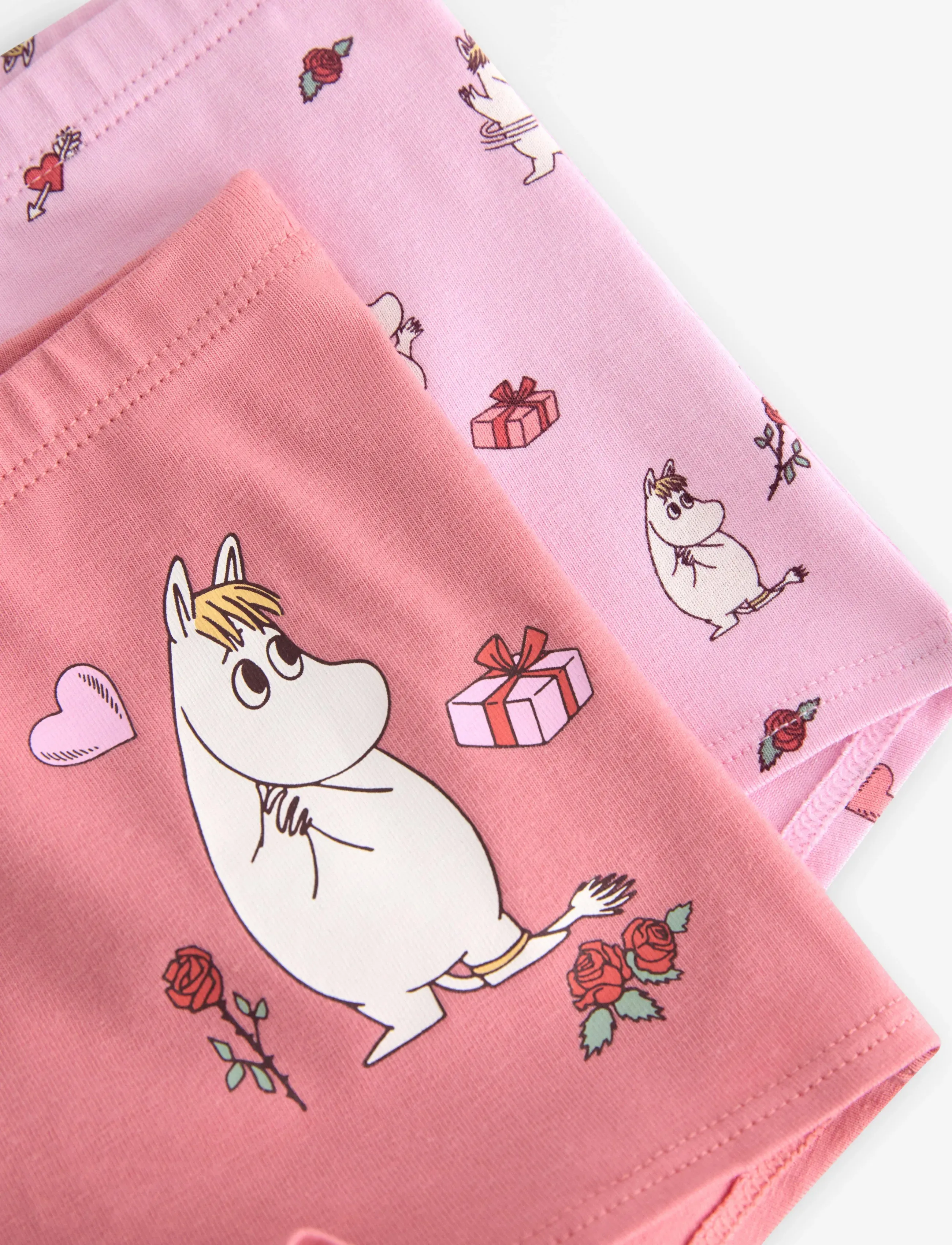 Lindex - Boxer SG 2 pack Moomin - aluspüksid - light dusty pink - 2