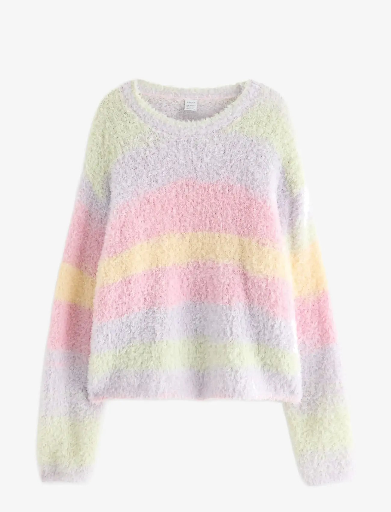 Lindex - Sweater knitted rainbow - džemprid - light pink - 1