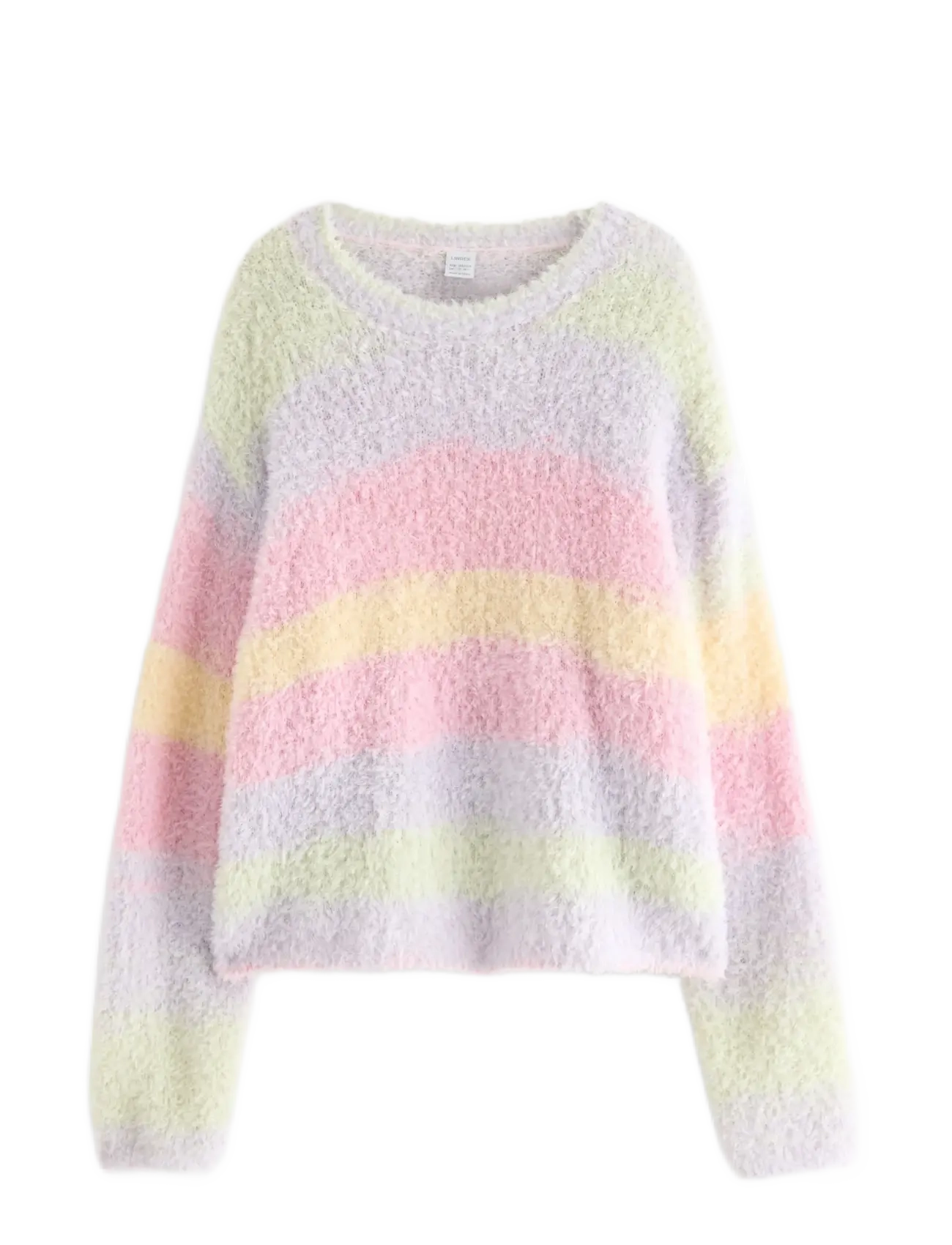 Lindex Sweater knitted rainbow - Kudumid - LIGHT PINK / multi