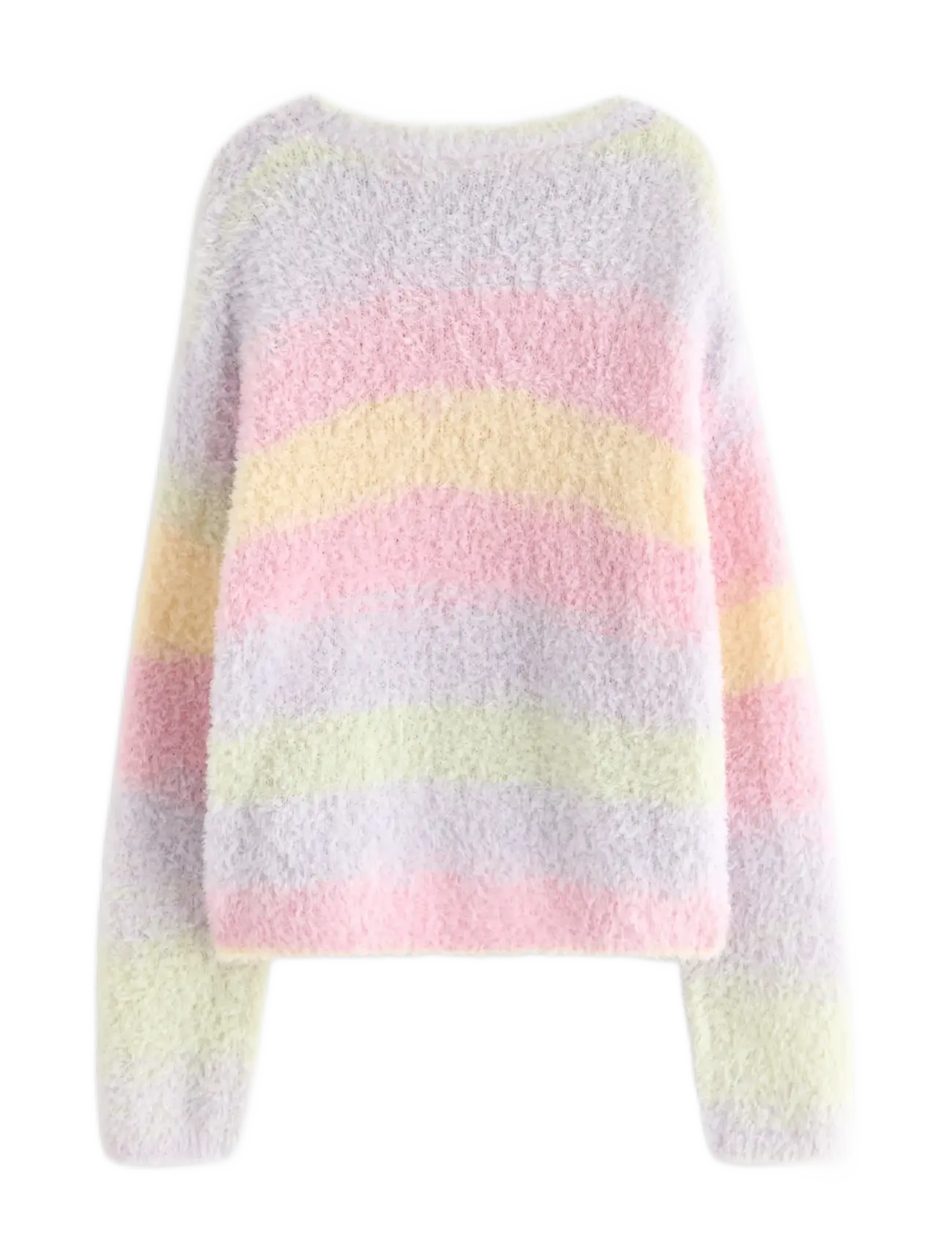 Lindex - Sweater knitted rainbow - jumpers - light pink - 2