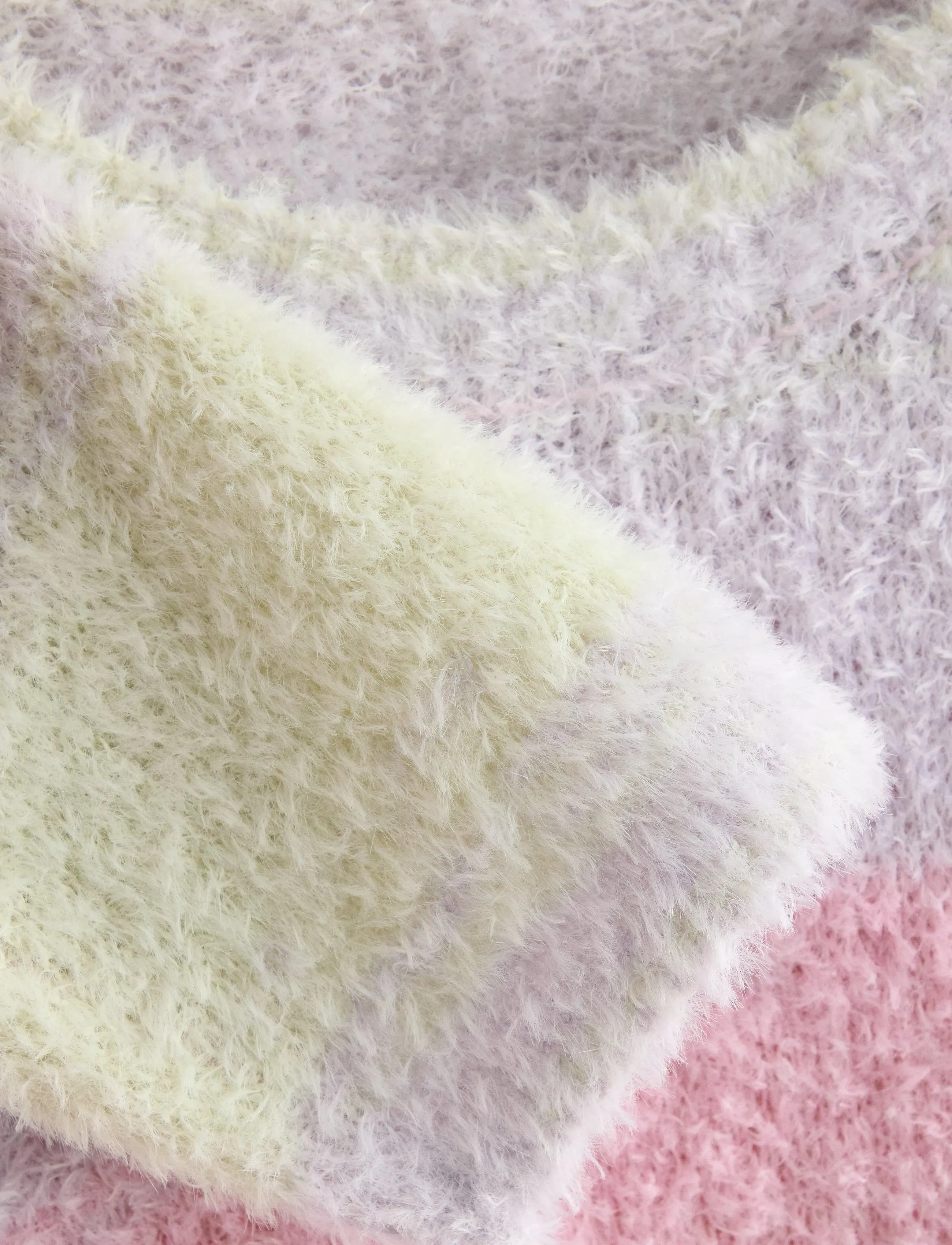 Lindex - Sweater knitted rainbow - jumpers - light pink - 5
