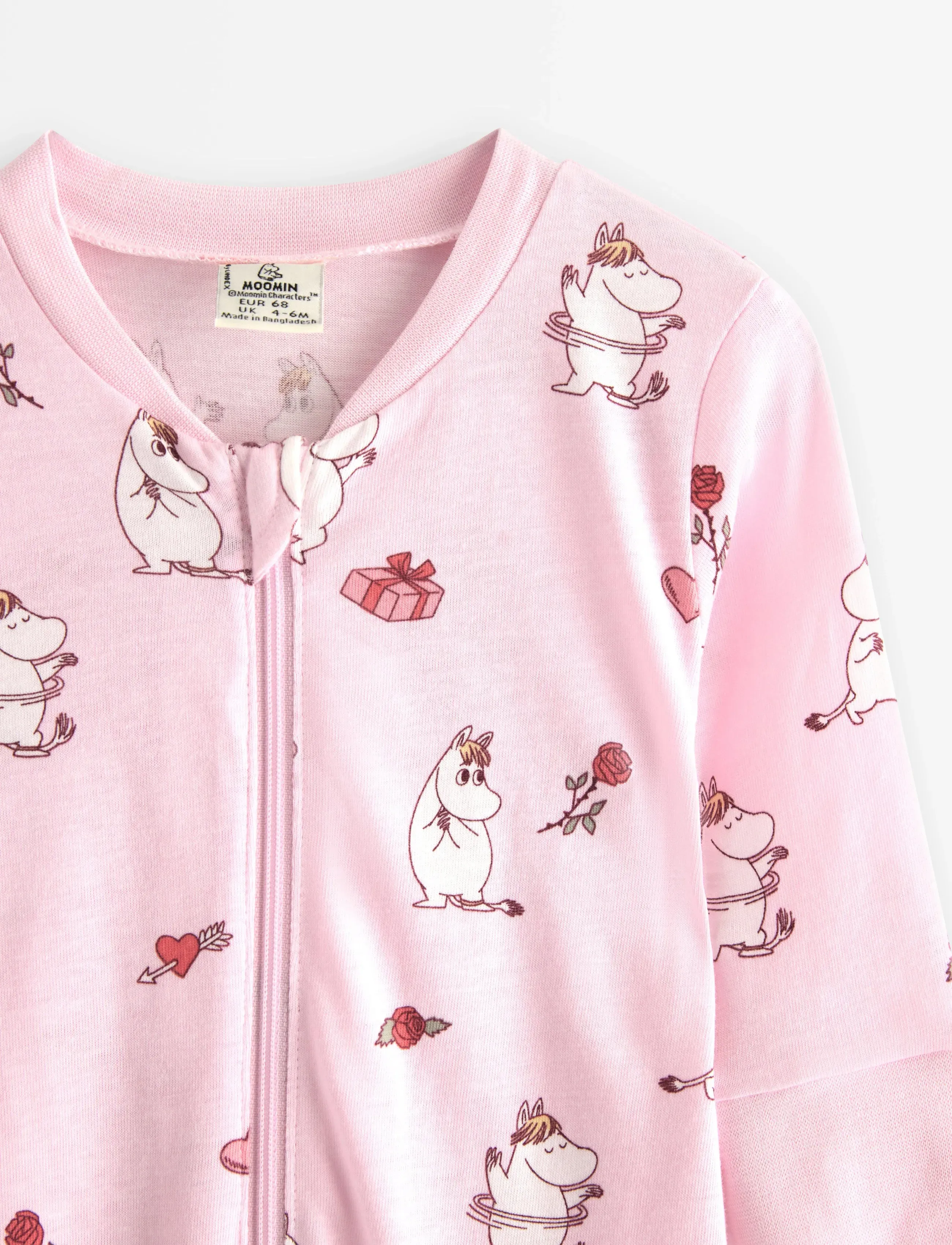 Lindex - Moomin pyjamas - light pink - 2