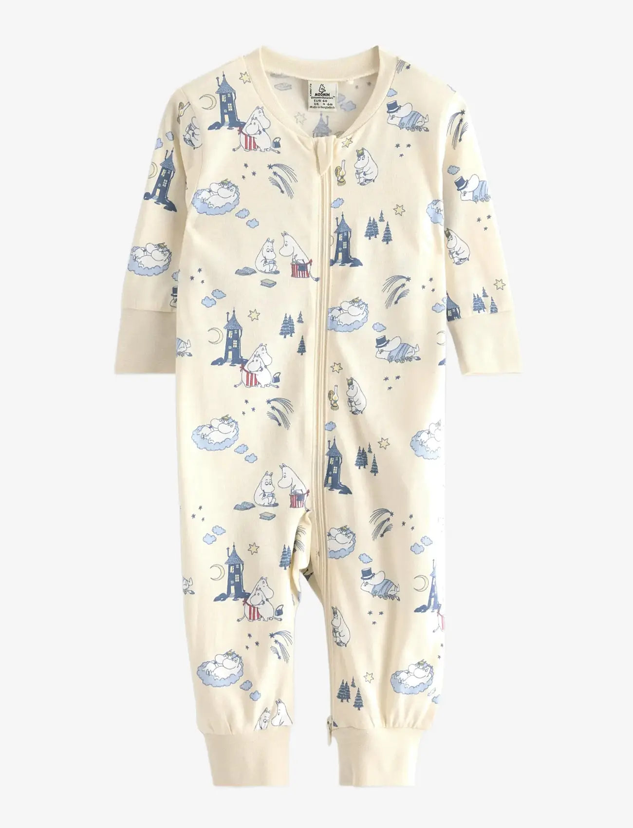 Lindex - Moomin pyjamas - magamiskombinesoonid - white - 0