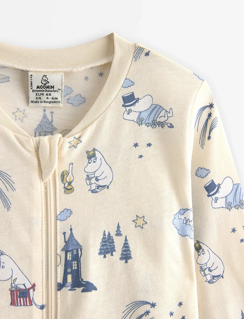 Lindex - Moomin pyjamas - magamiskombinesoonid - white - 2