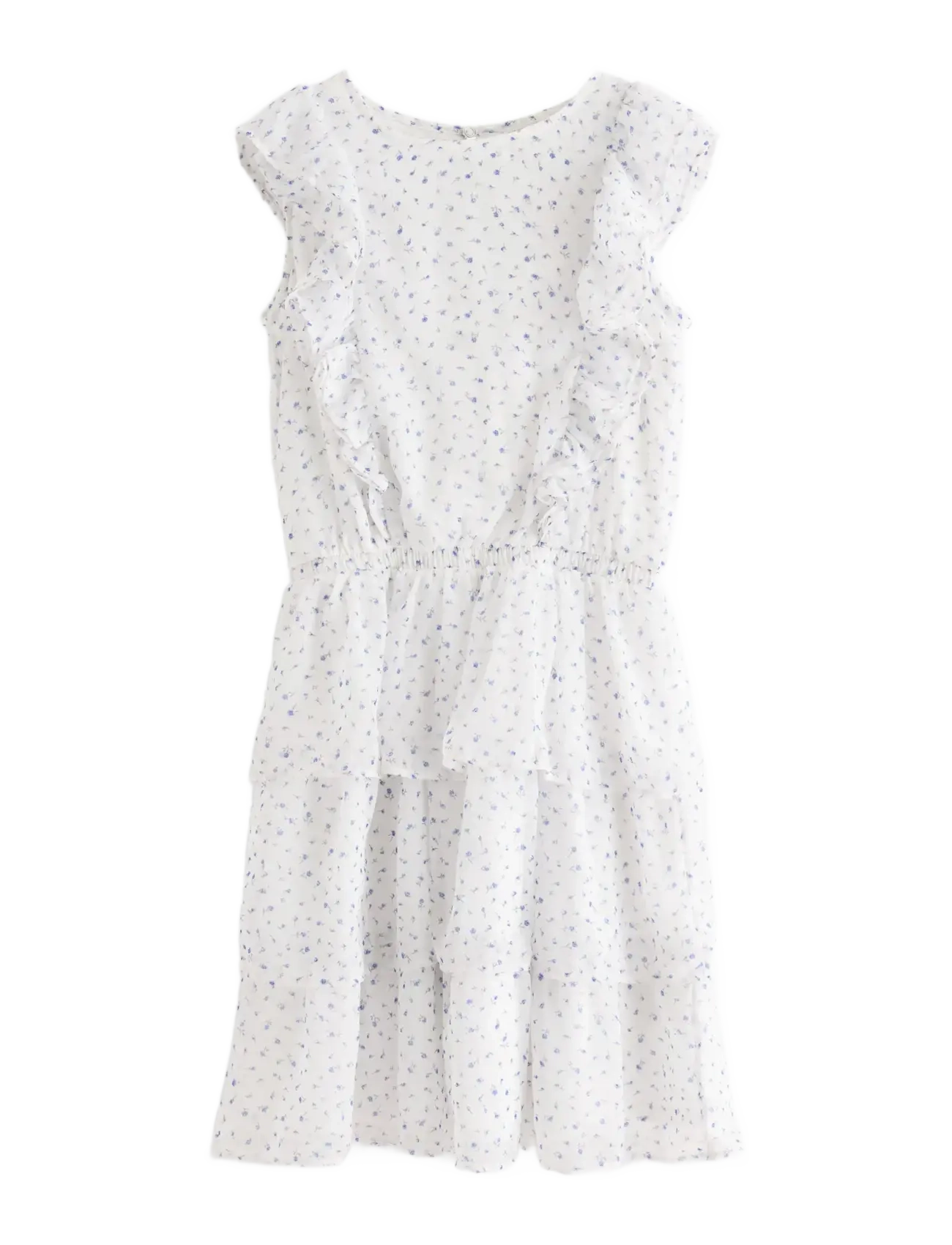LINDEX Flounce Kleid Weiß - 164 - Kinder