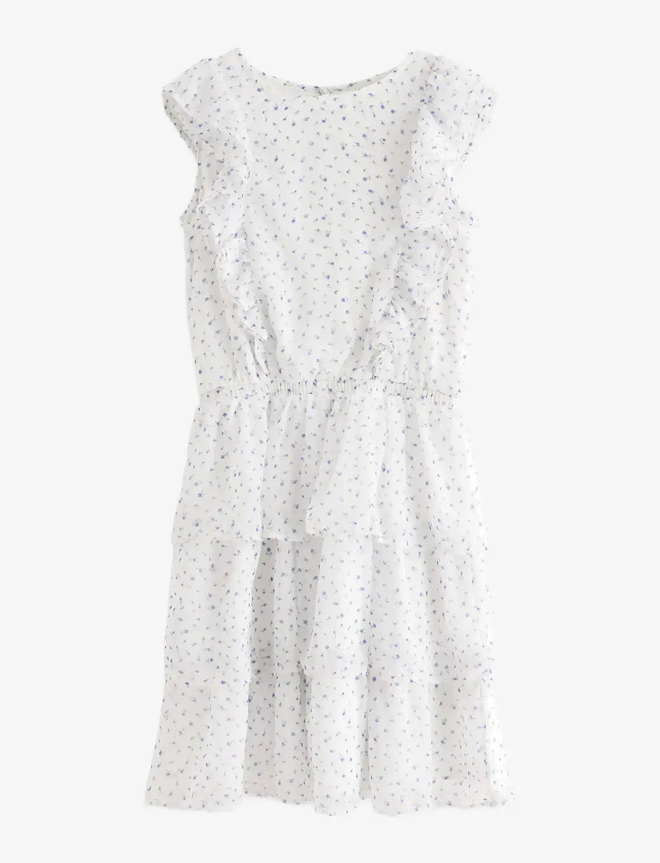 Lindex - Flounce dress - kortærmede hverdagskjoler - off white - 1