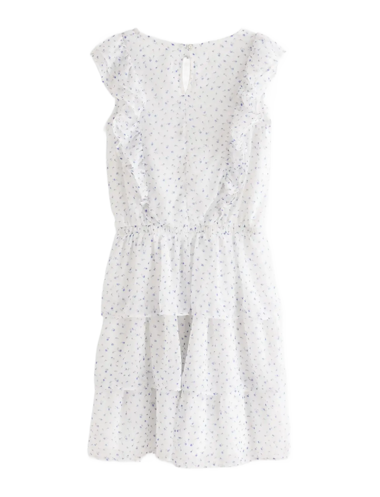 Lindex - Flounce dress - lühikeste varrukatega vabaaja kleidid - off white - 2