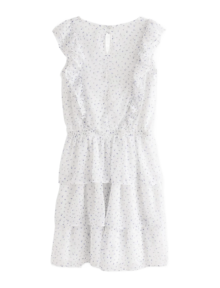 Lindex - Flounce dress - kurzärmelige freizeitkleider - off white - 2